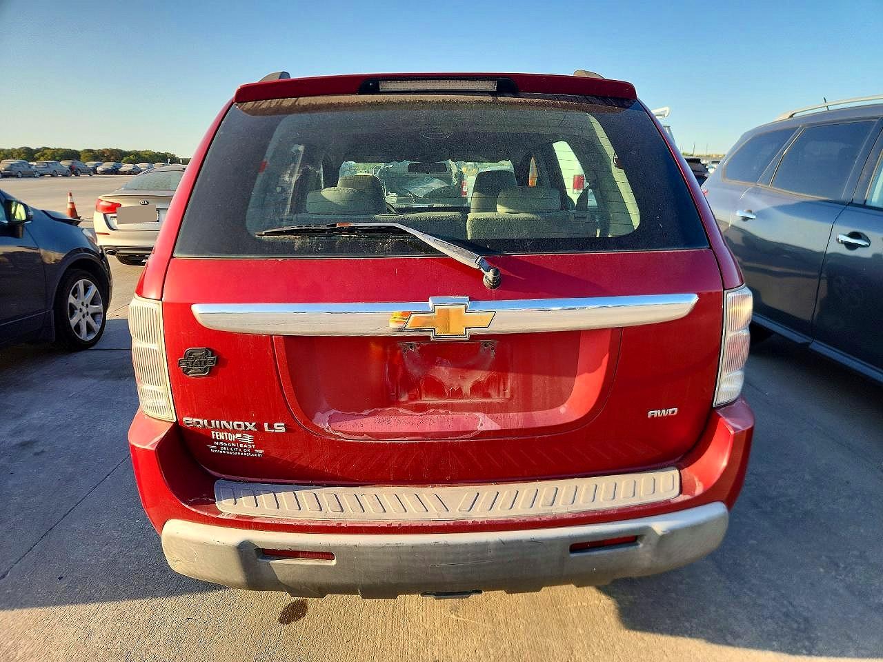 2006 Chevrolet Equinox Ls Красный vin: 2CNDL23F866040813