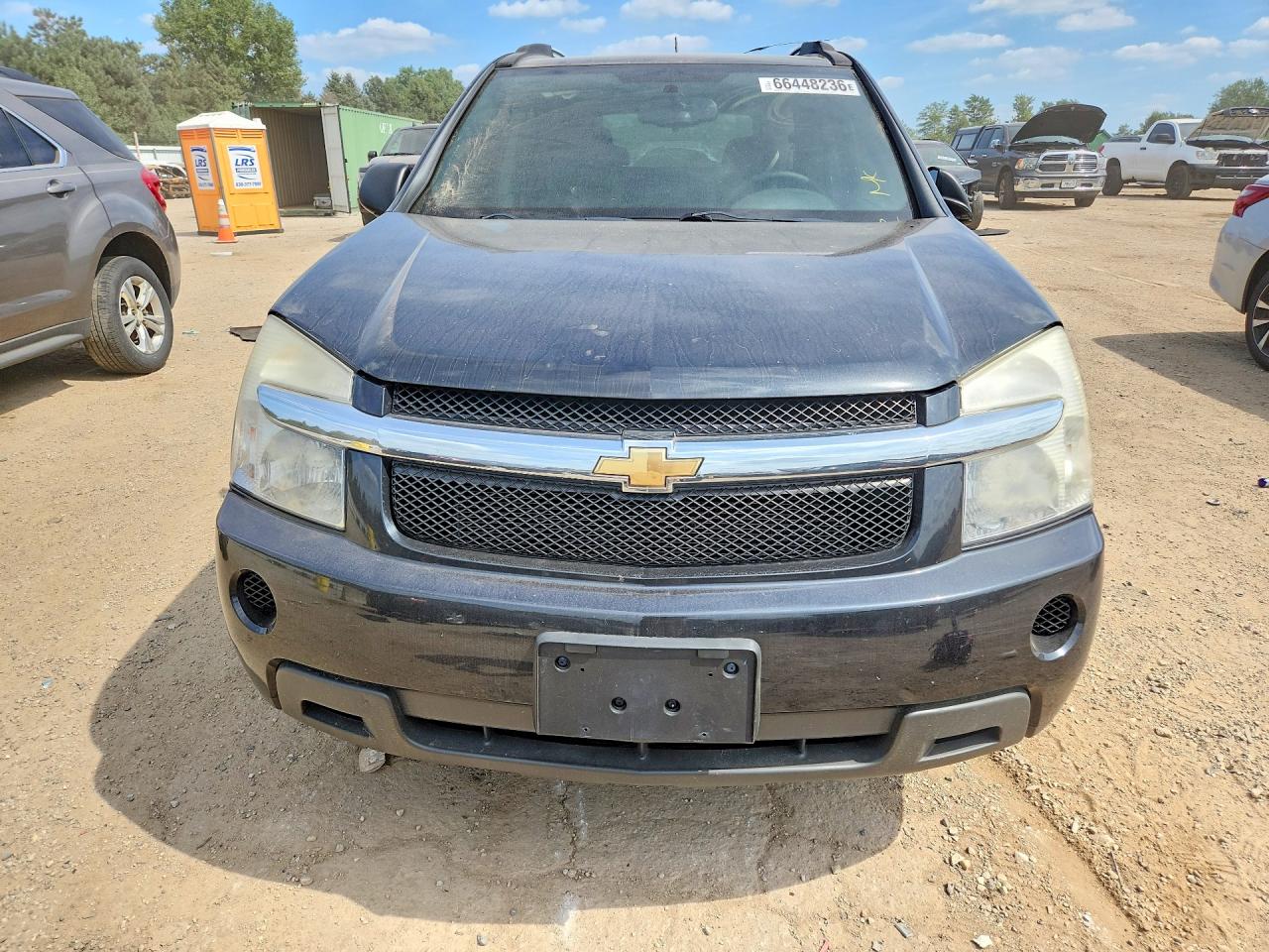 2008 Chevrolet Equinox Ls Black vin: 2CNDL23F886331864