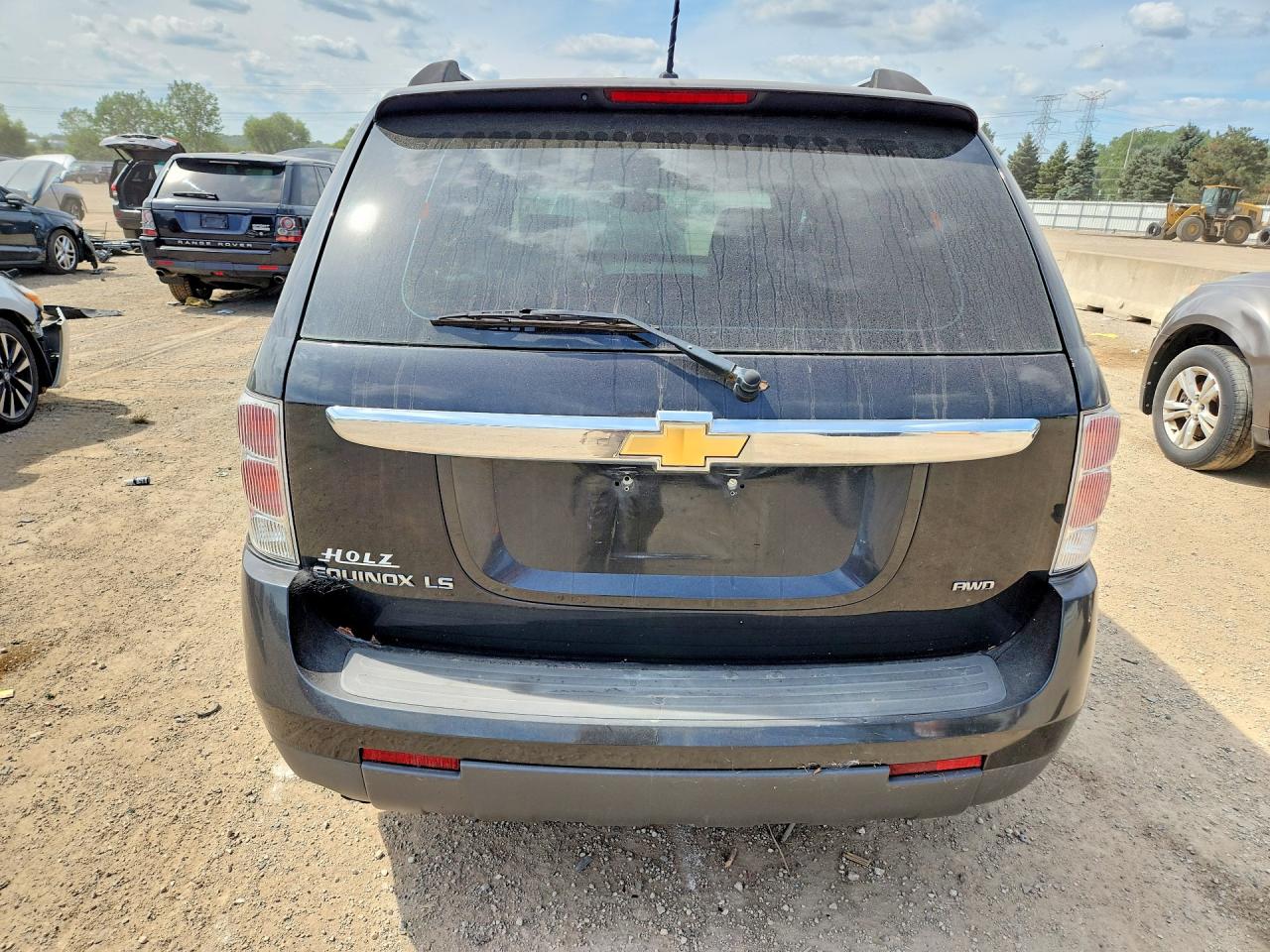 2008 Chevrolet Equinox Ls Black vin: 2CNDL23F886331864