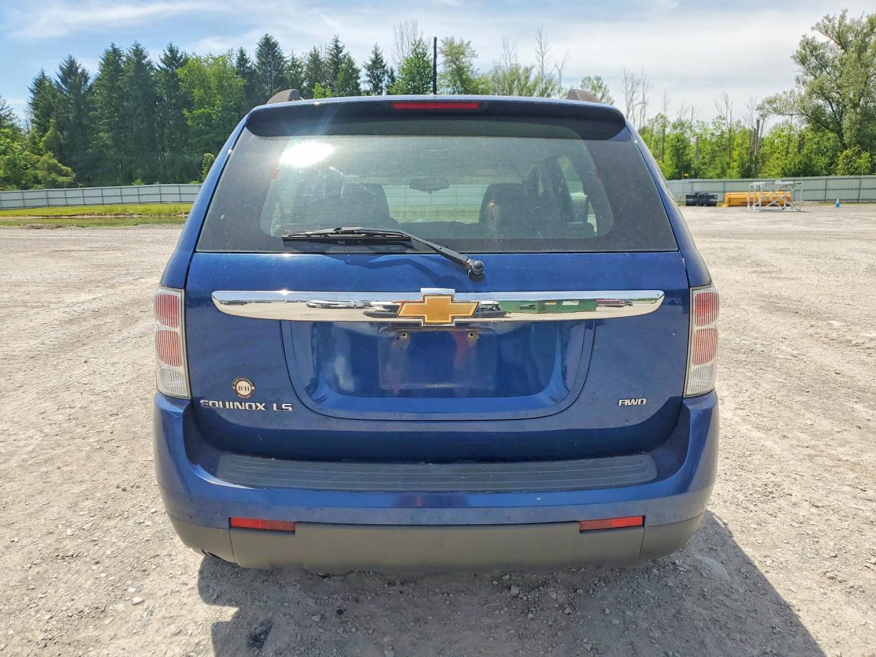 2008 Chevrolet Equinox Ls Blue vin: 2CNDL23F886334926