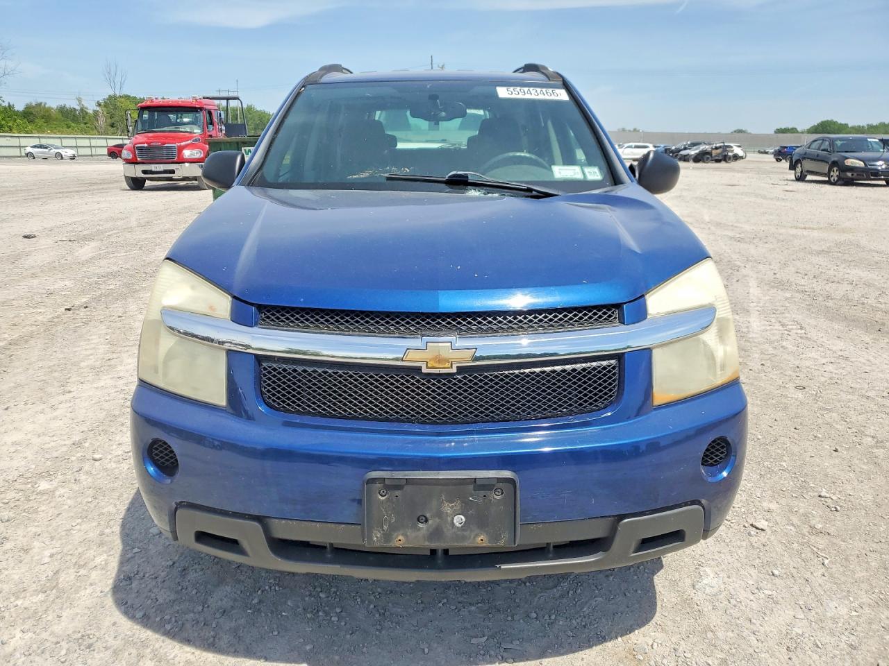 2008 Chevrolet Equinox Ls Blue vin: 2CNDL23F886334926