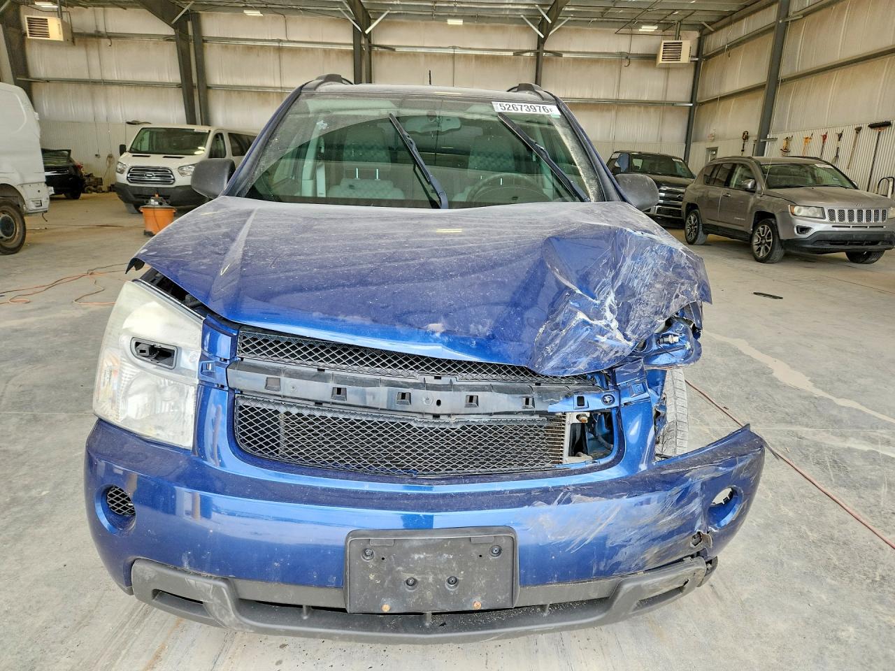 2008 Chevrolet Equinox Ls Blue vin: 2CNDL23F986347782