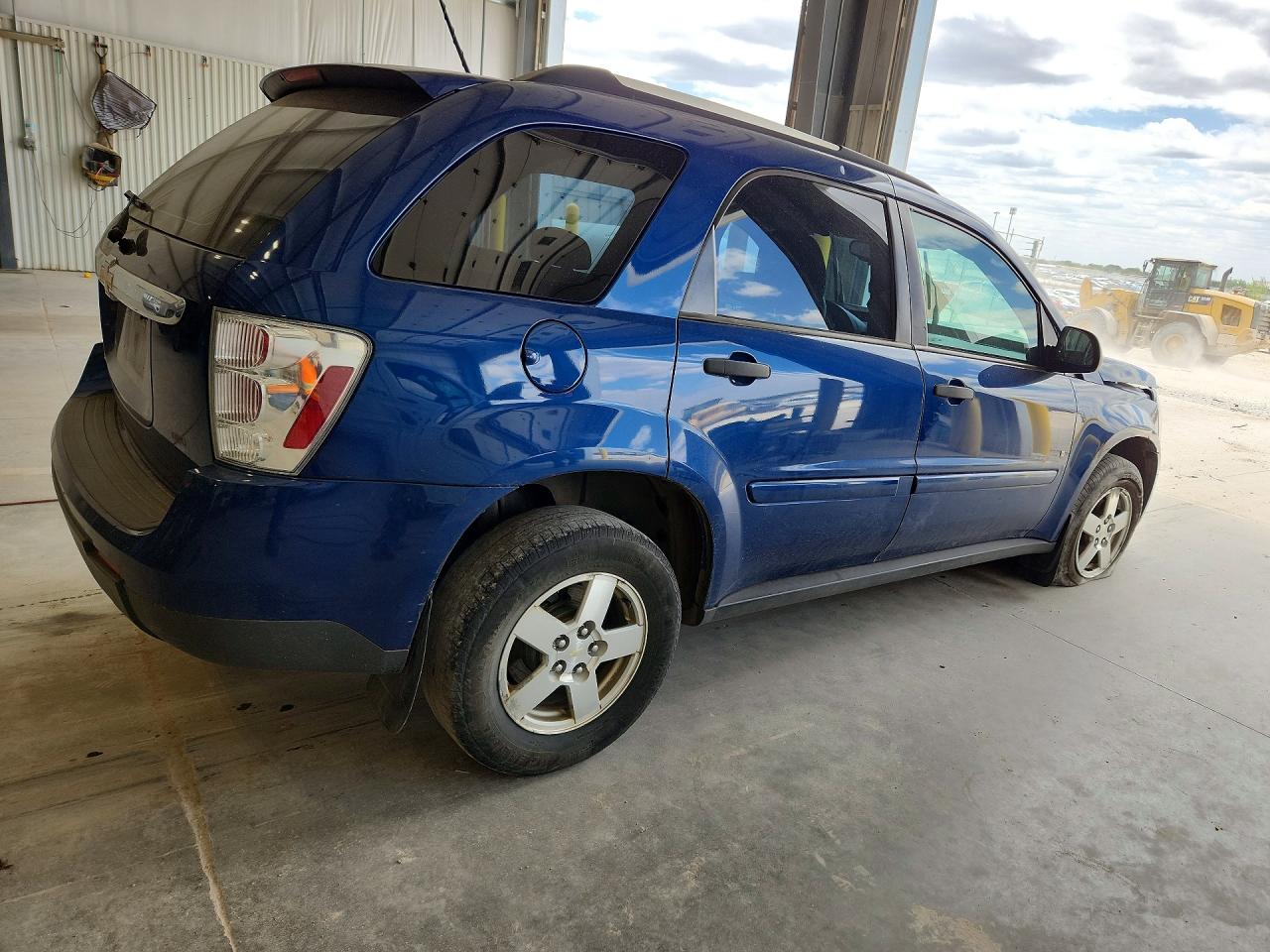 2008 Chevrolet Equinox Ls Blue vin: 2CNDL23F986347782
