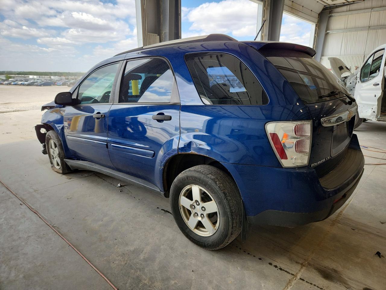 2008 Chevrolet Equinox Ls Blue vin: 2CNDL23F986347782
