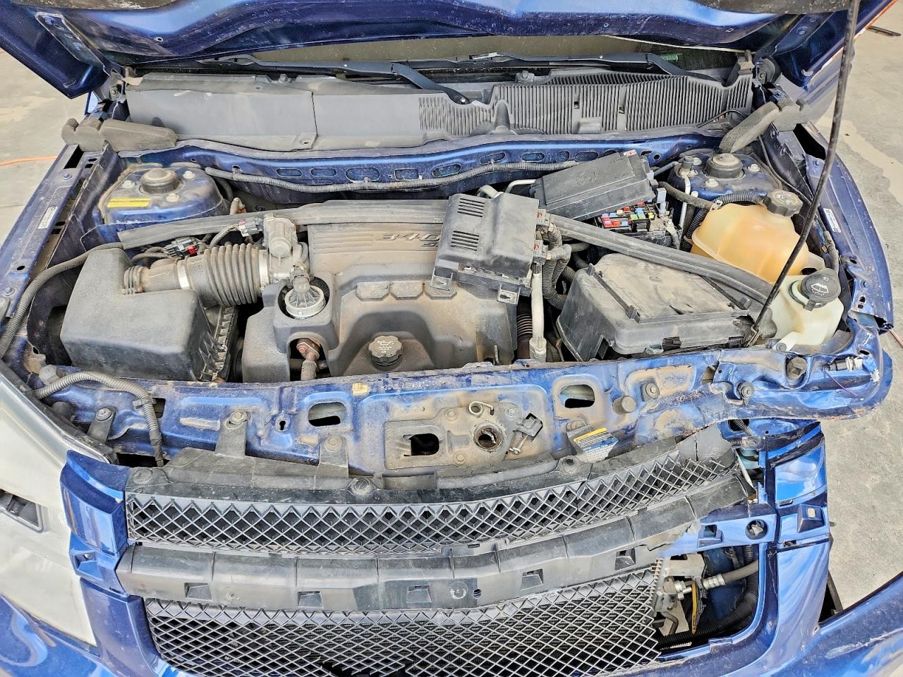 2008 Chevrolet Equinox Ls Blue vin: 2CNDL23F986347782