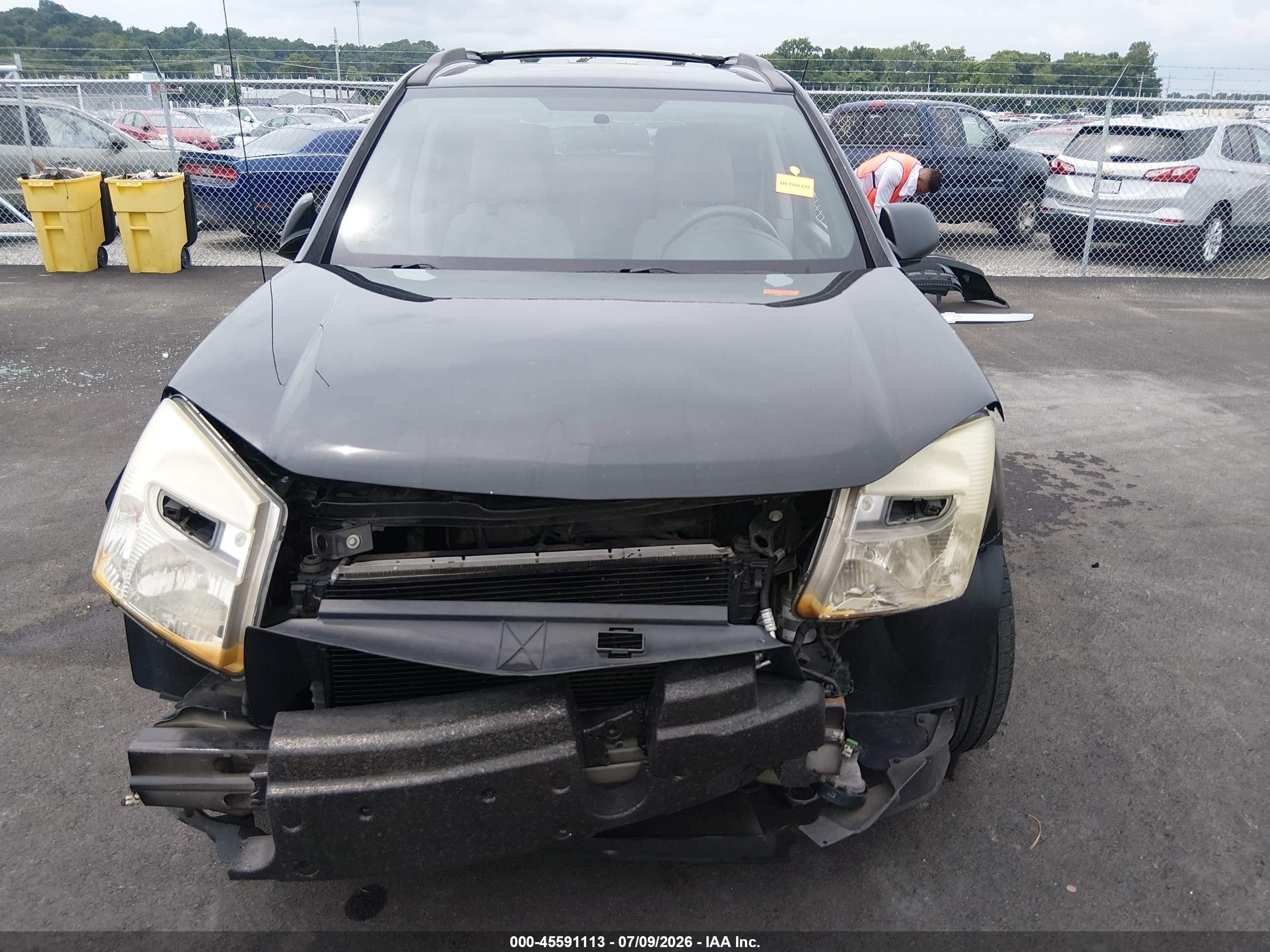 2005 Chevrolet Equinox Ls Black vin: 2CNDL23FX56134822