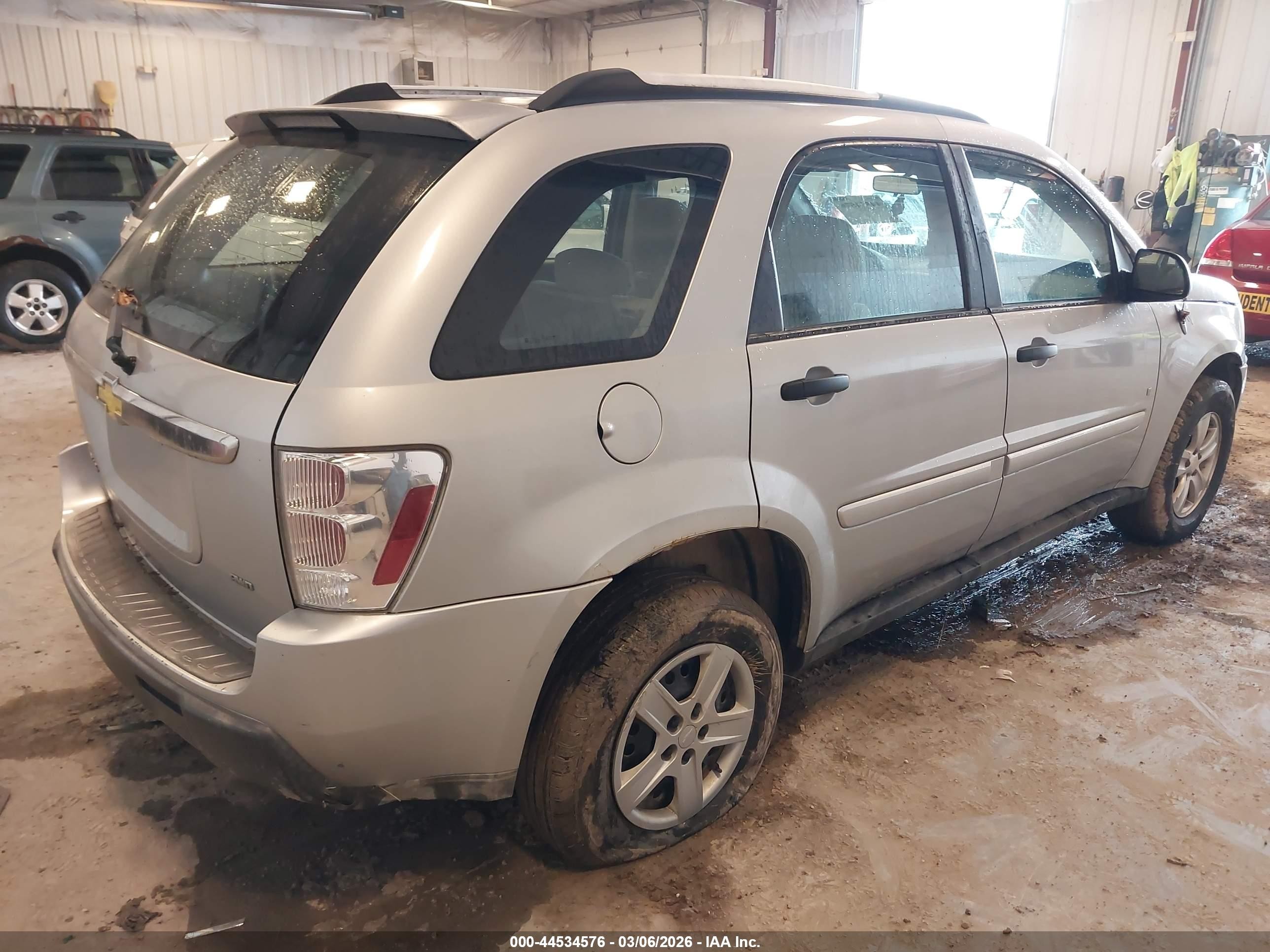 2006 Chevrolet Equinox Ls Silver vin: 2CNDL23FX66108884