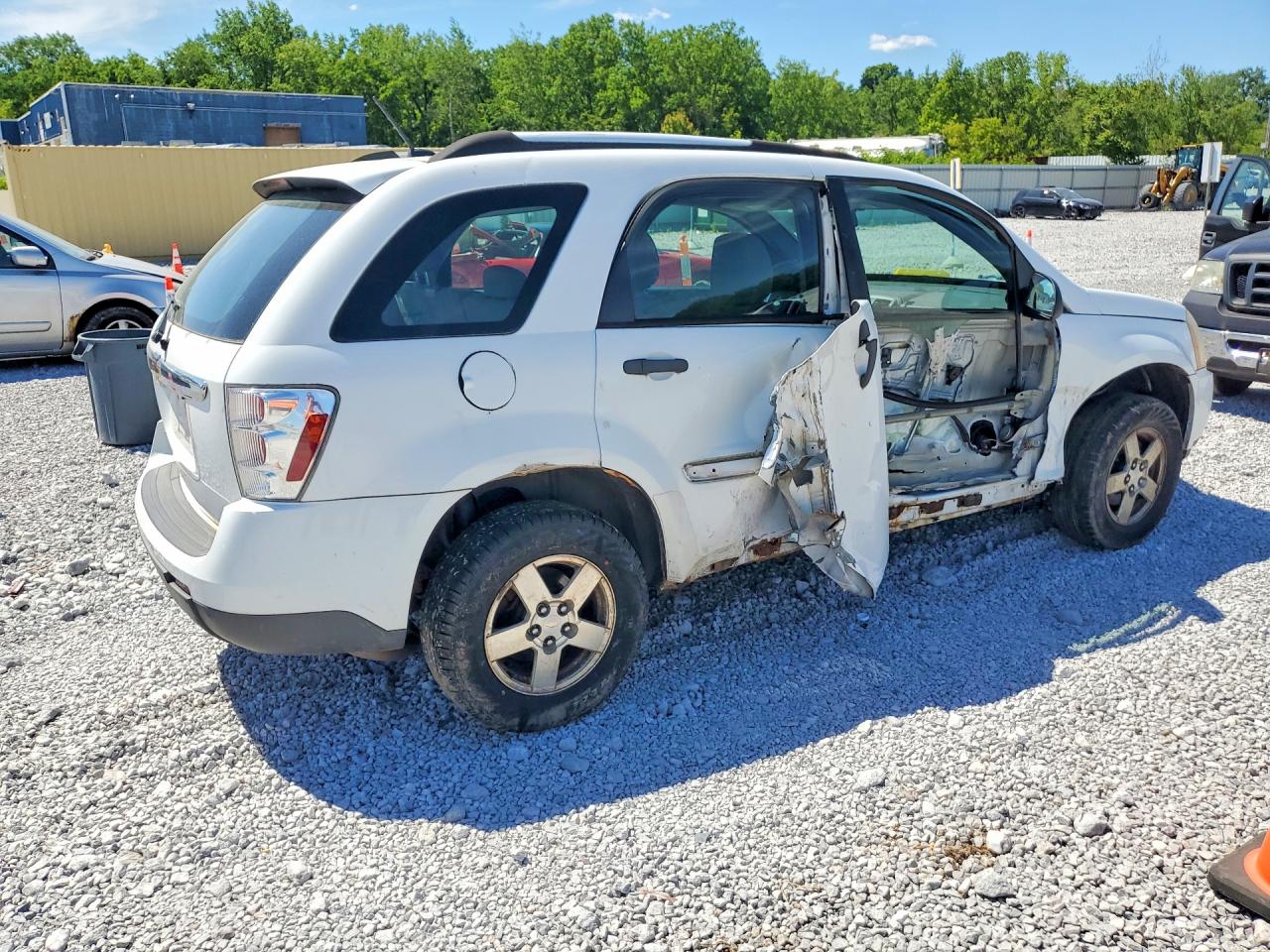 2008 Chevrolet Equinox Ls Белый vin: 2CNDL23FX86068776