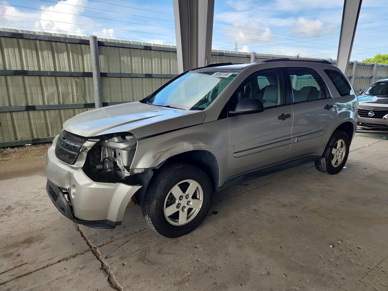 2008 Chevrolet Equinox Ls Silver vin: 2CNDL23FX86310630