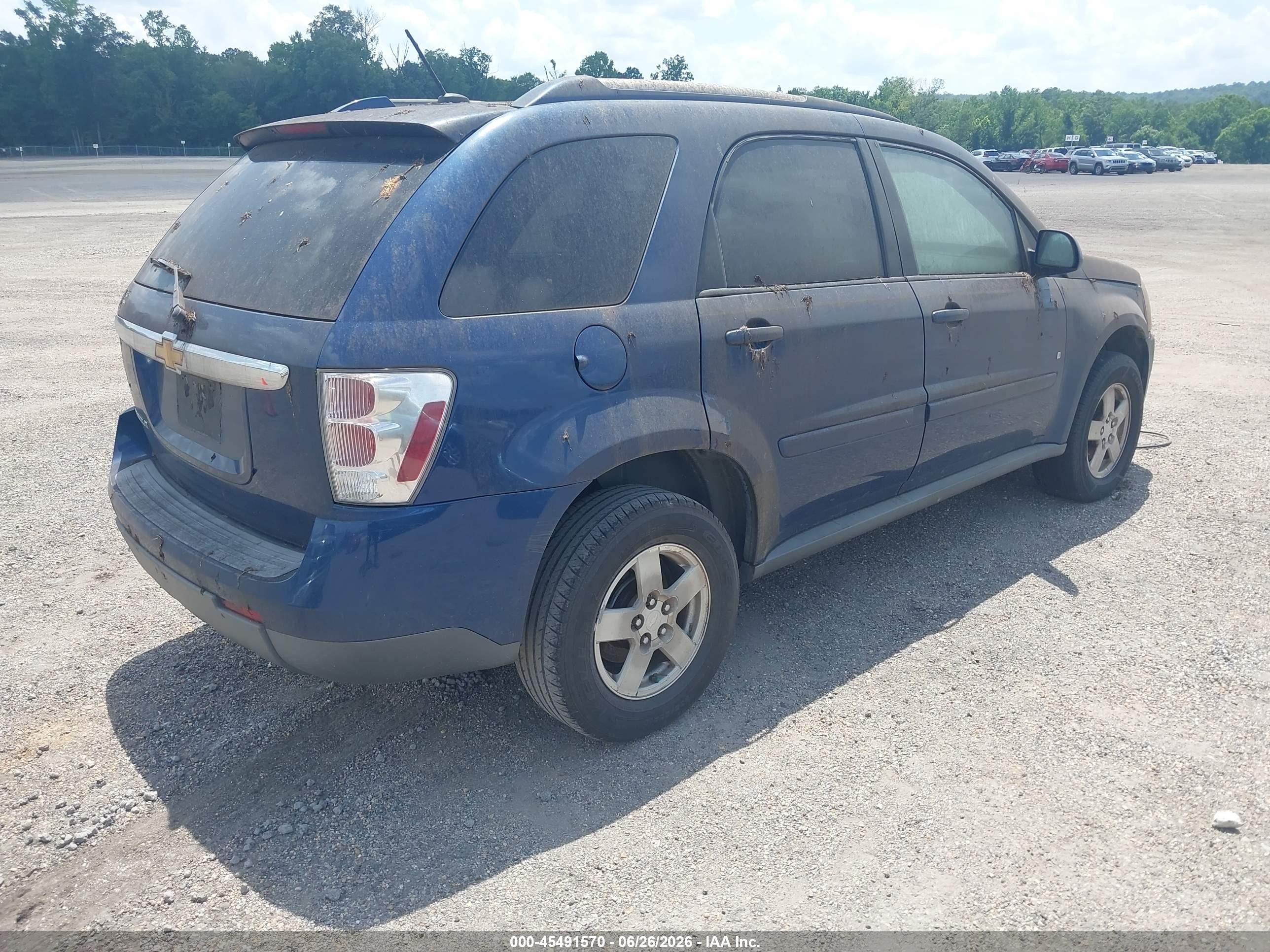 2009 Chevrolet Equinox Lt Blue vin: 2CNDL33F096209006