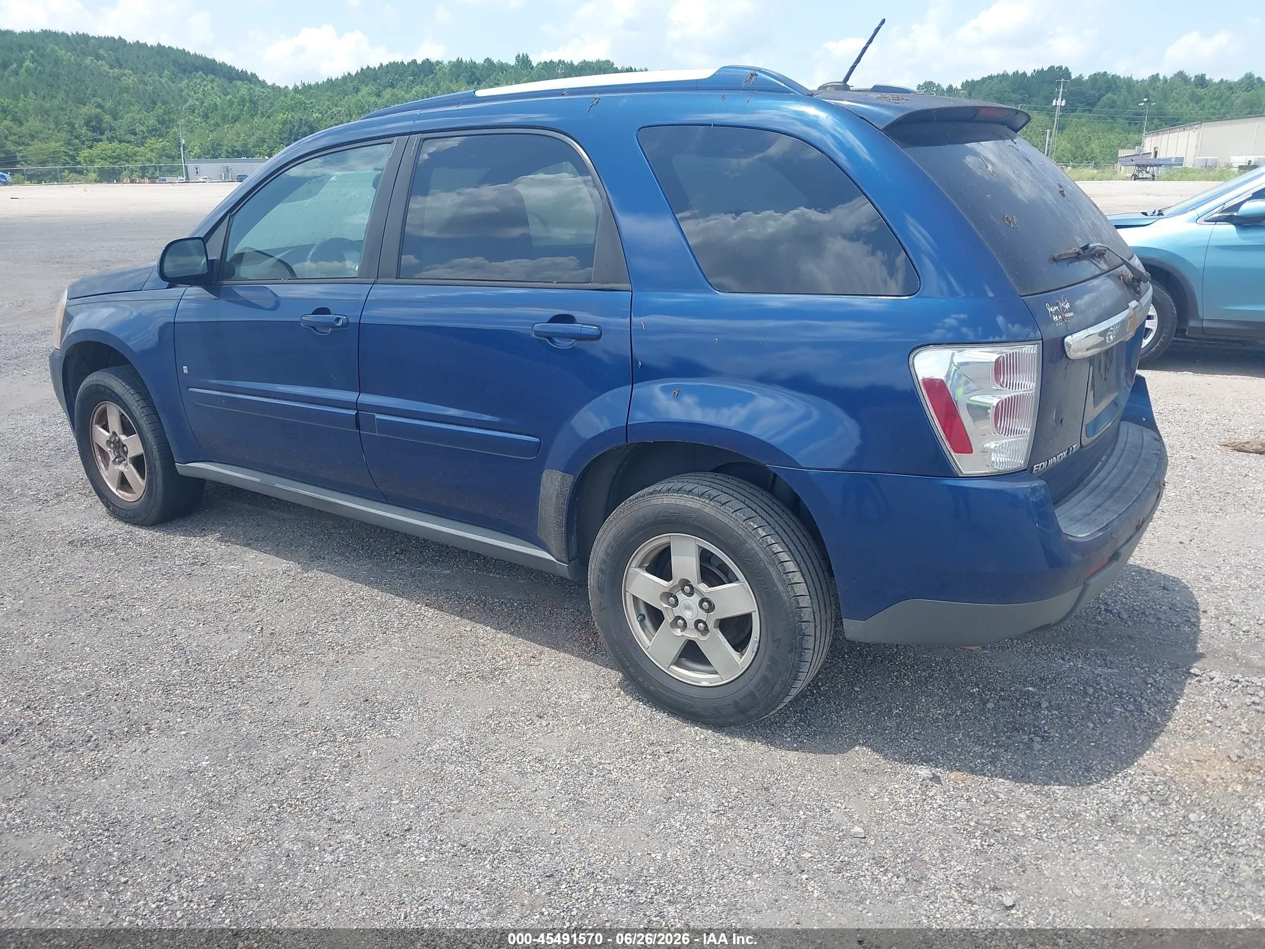 2009 Chevrolet Equinox Lt Blue vin: 2CNDL33F096209006
