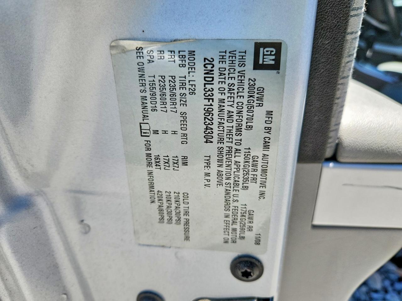 2009 Chevrolet Equinox Lt Silver vin: 2CNDL33F196234304