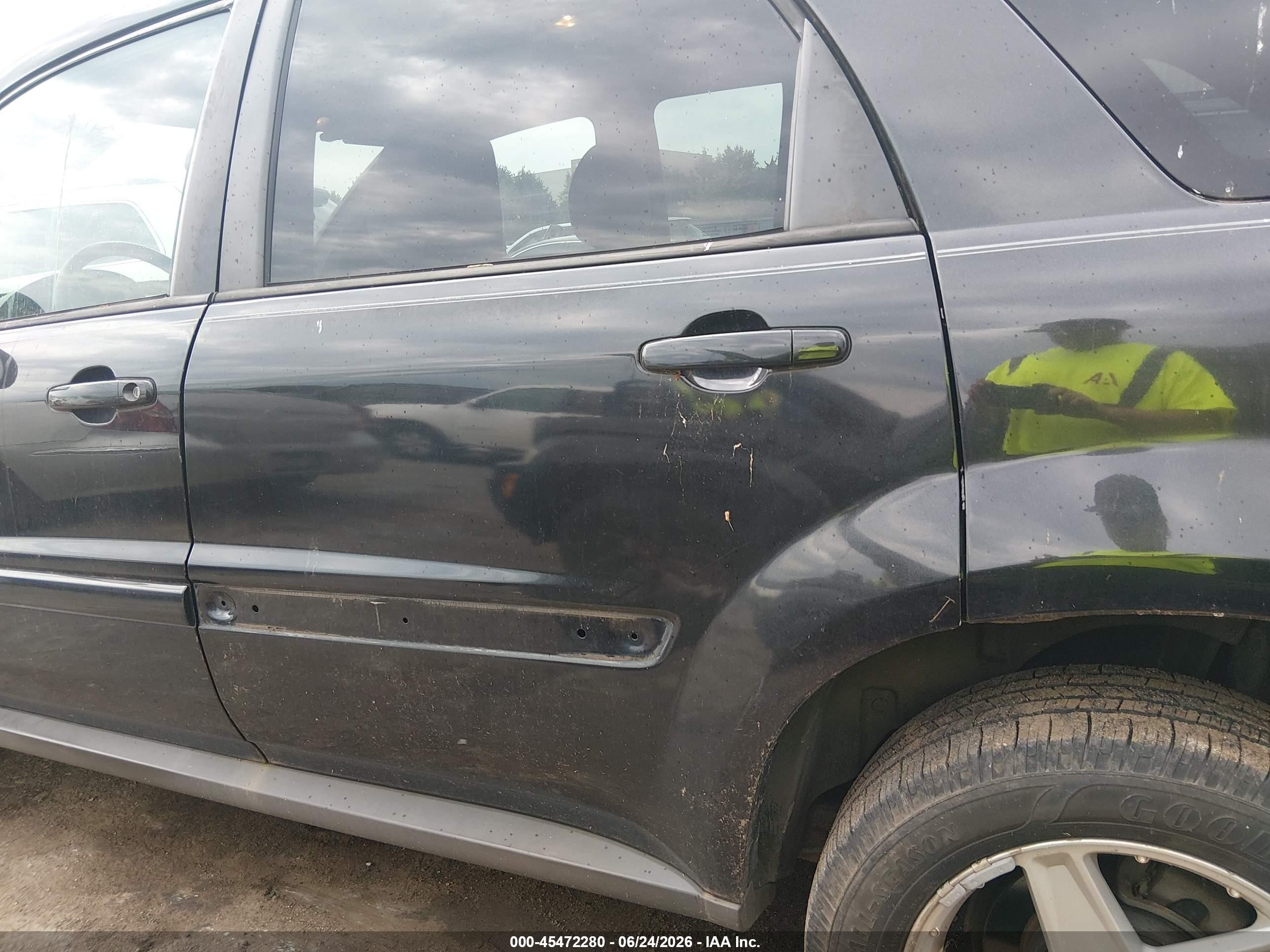 2008 Chevrolet Equinox Lt Black vin: 2CNDL33F386330966