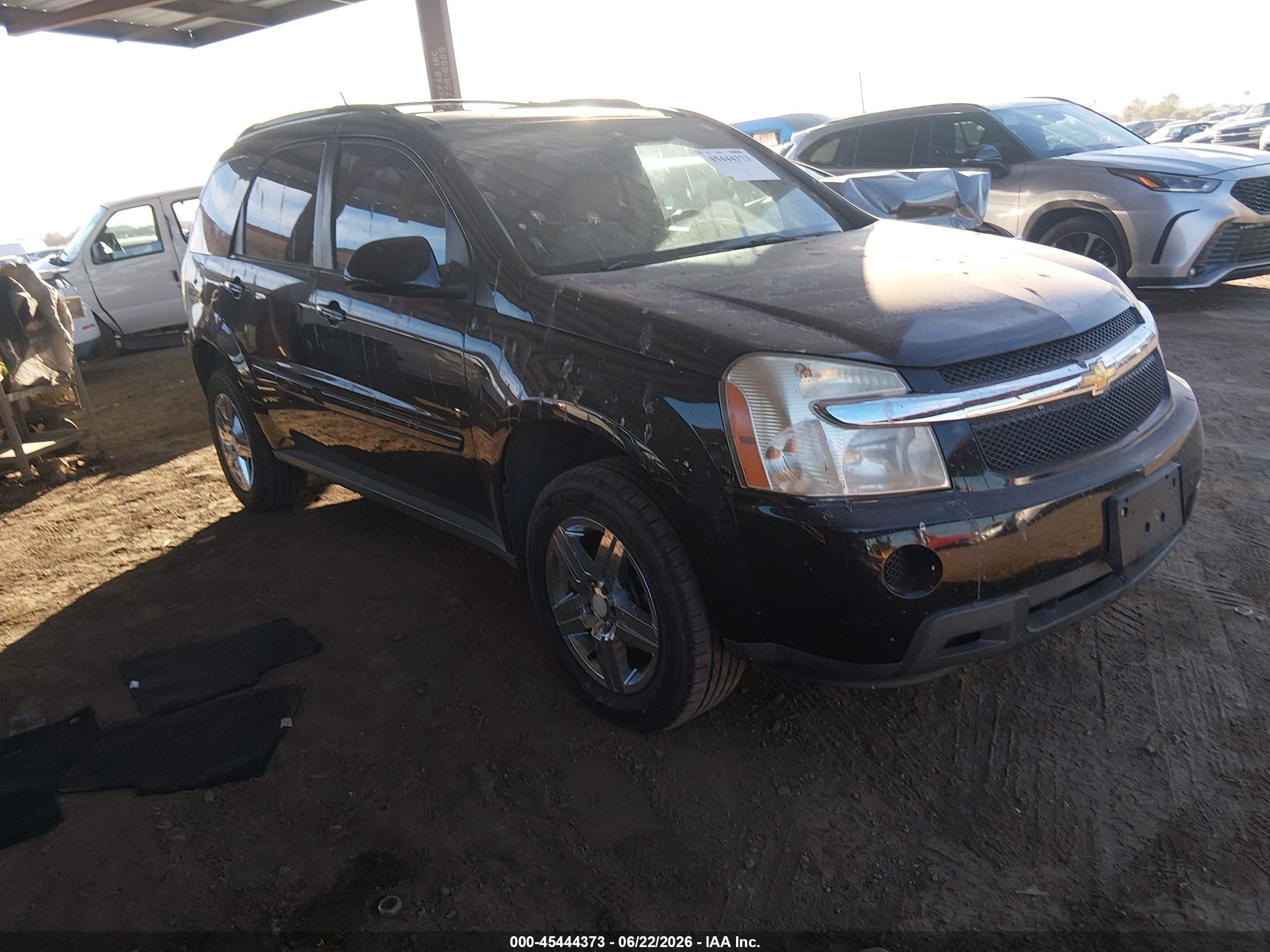 2009 Chevrolet Equinox Lt Black vin: 2CNDL33F396222025
