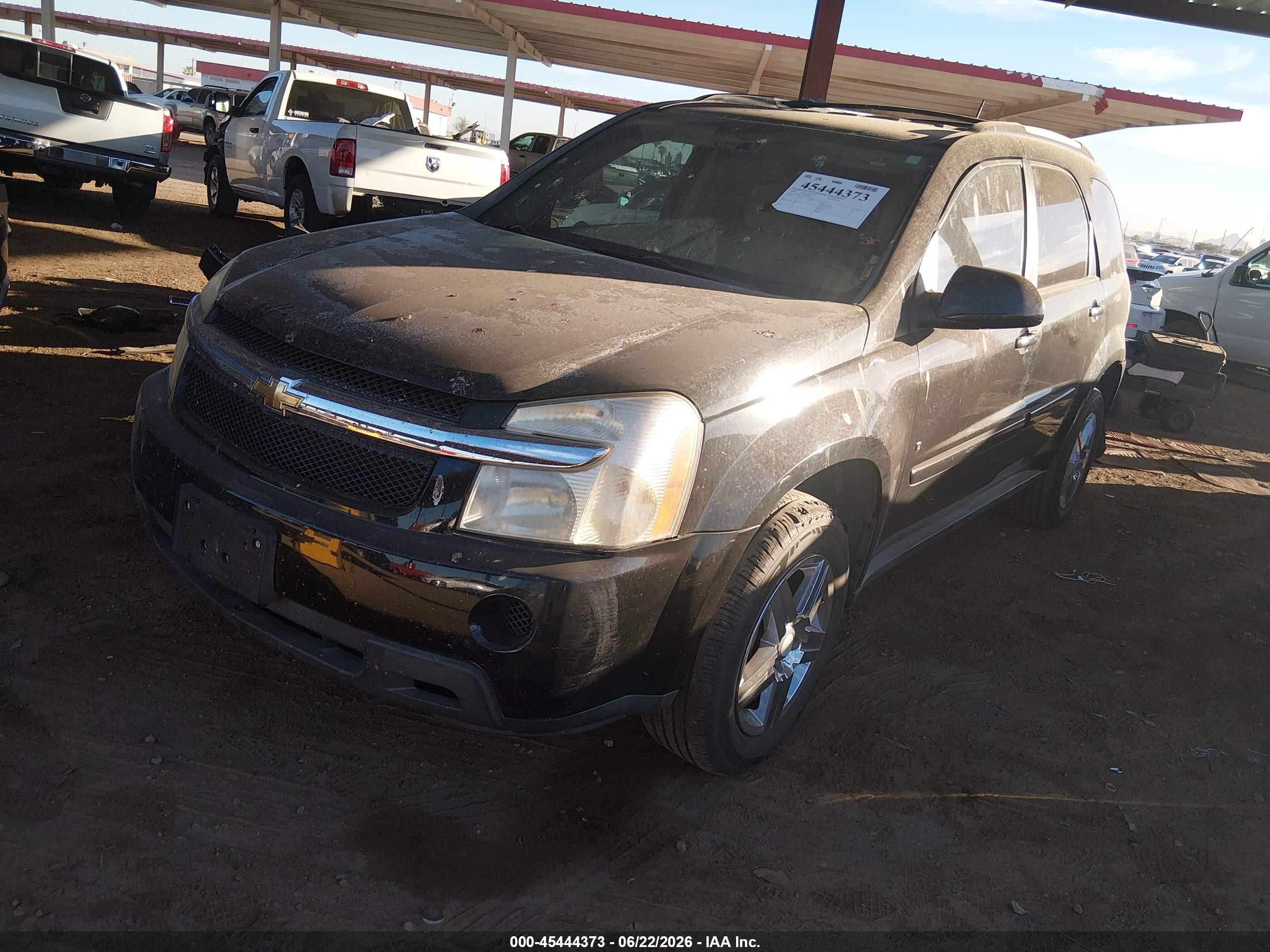 2009 Chevrolet Equinox Lt Black vin: 2CNDL33F396222025