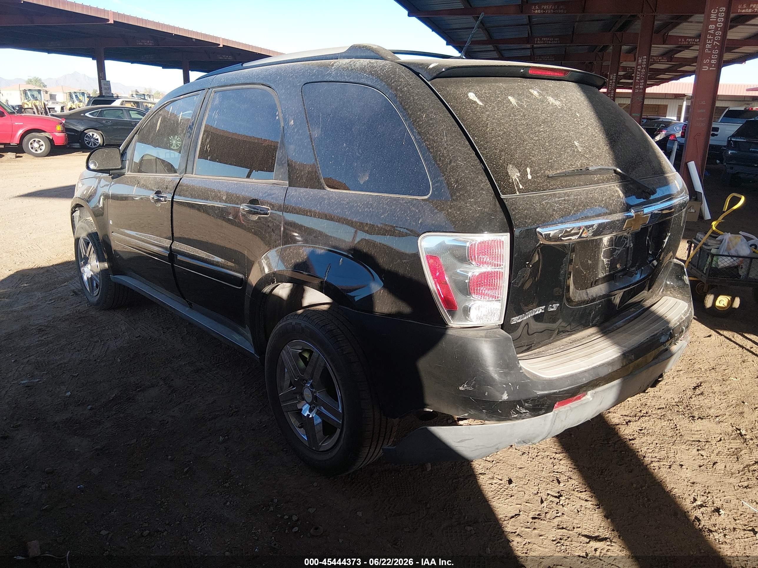 2009 Chevrolet Equinox Lt Black vin: 2CNDL33F396222025