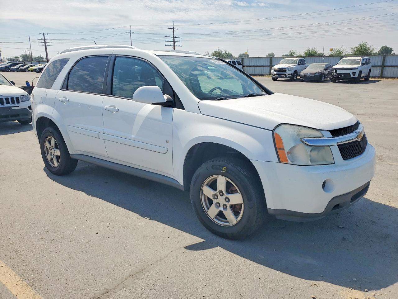 2008 Chevrolet Equinox Lt White vin: 2CNDL33F486283754