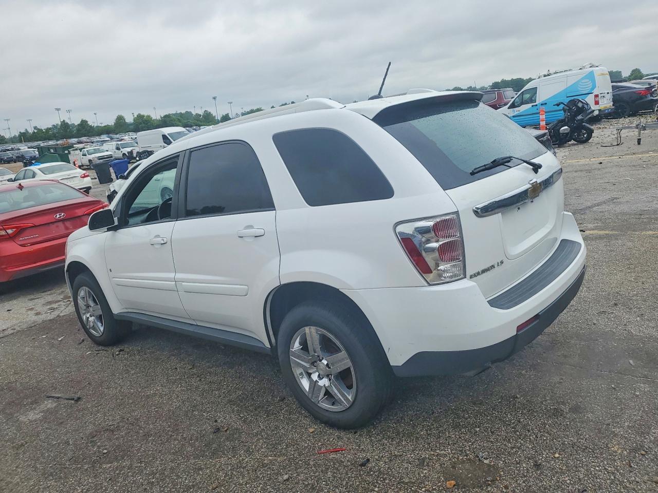 2009 Chevrolet Equinox Lt White vin: 2CNDL33F596244091