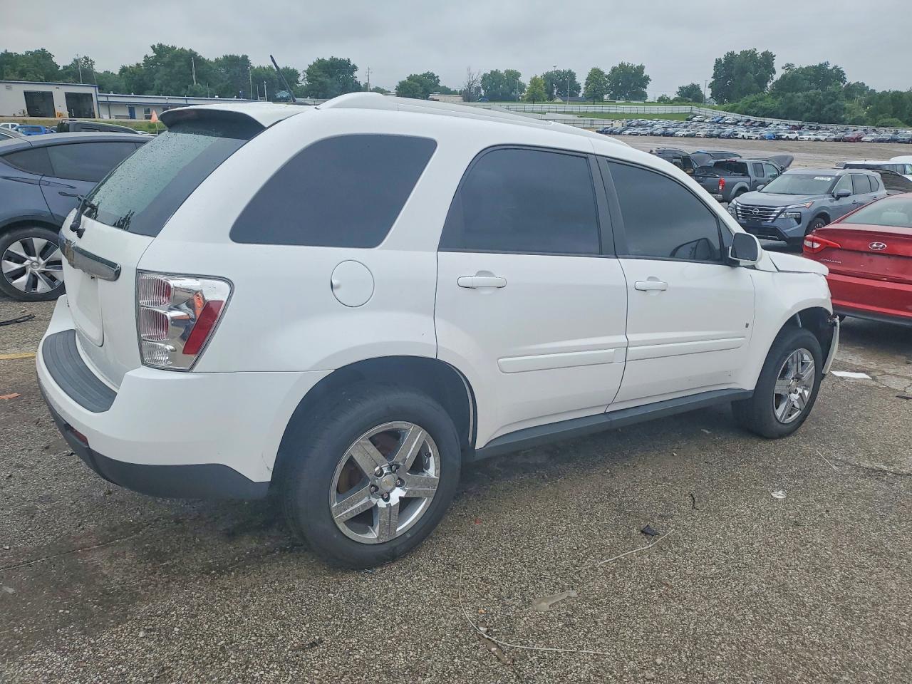 2009 Chevrolet Equinox Lt White vin: 2CNDL33F596244091