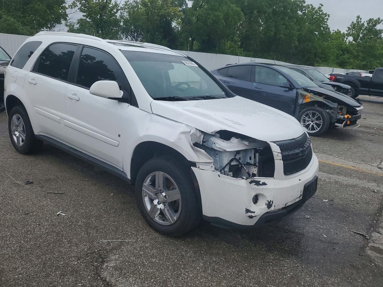 2009 Chevrolet Equinox Lt White vin: 2CNDL33F596244091