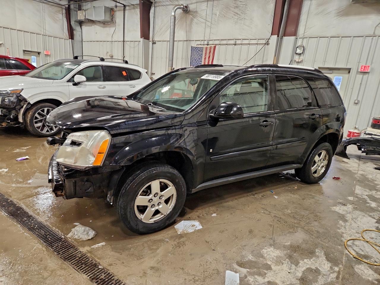 2008 Chevrolet Equinox Lt Black vin: 2CNDL33F686070109