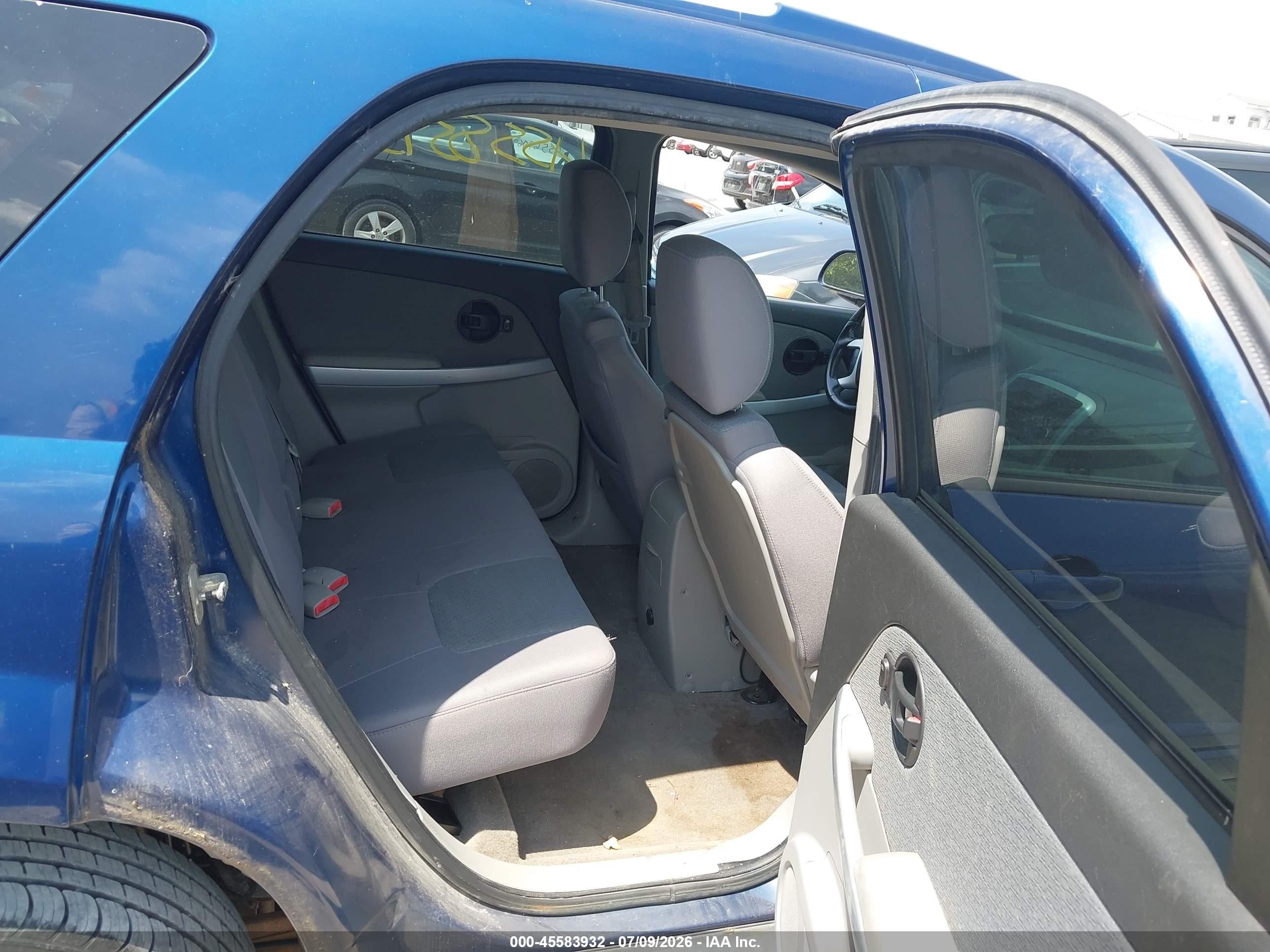 2008 Chevrolet Equinox Lt Blue vin: 2CNDL33F786025034