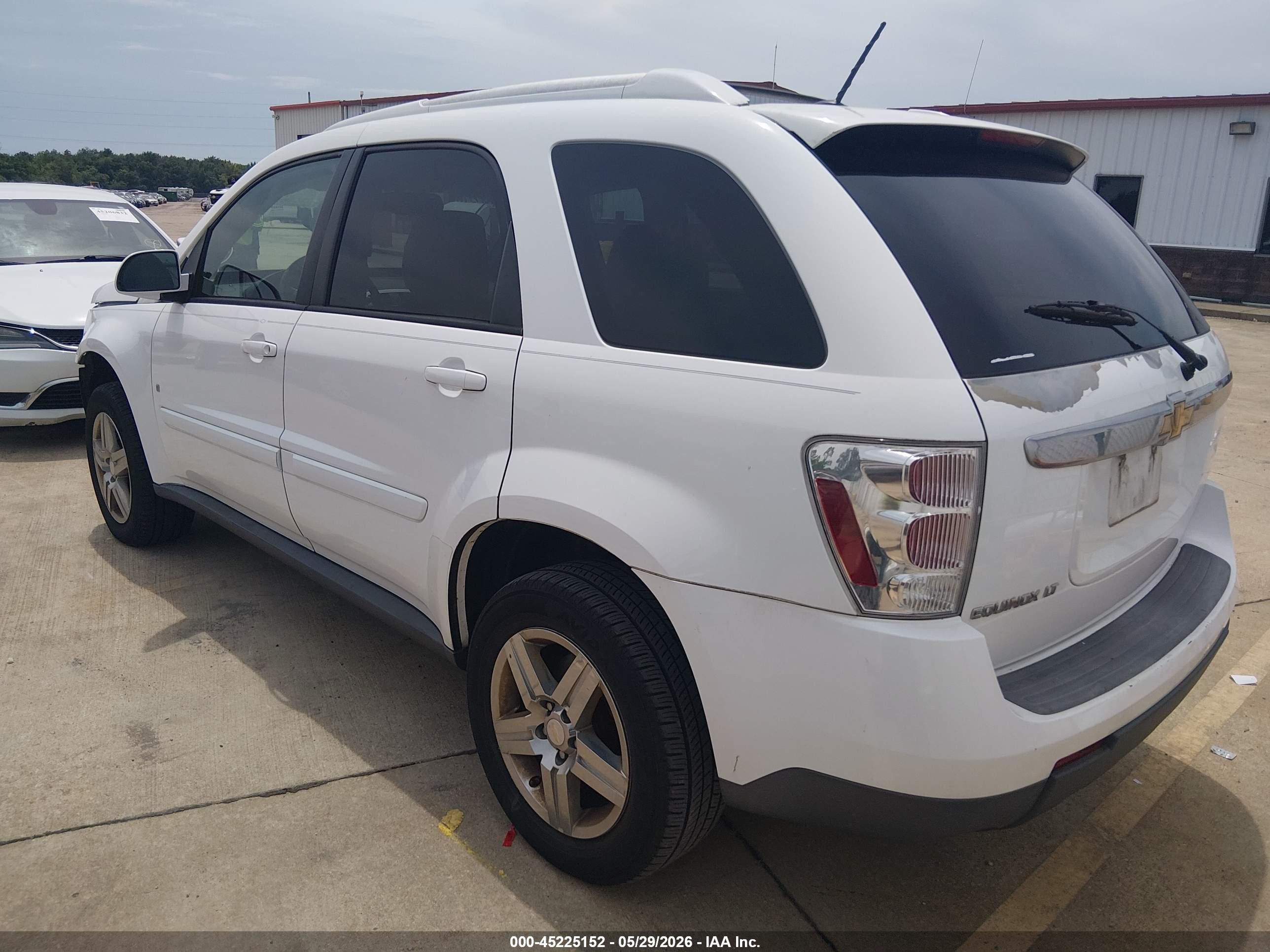 2008 Chevrolet Equinox Lt White vin: 2CNDL33F786044098
