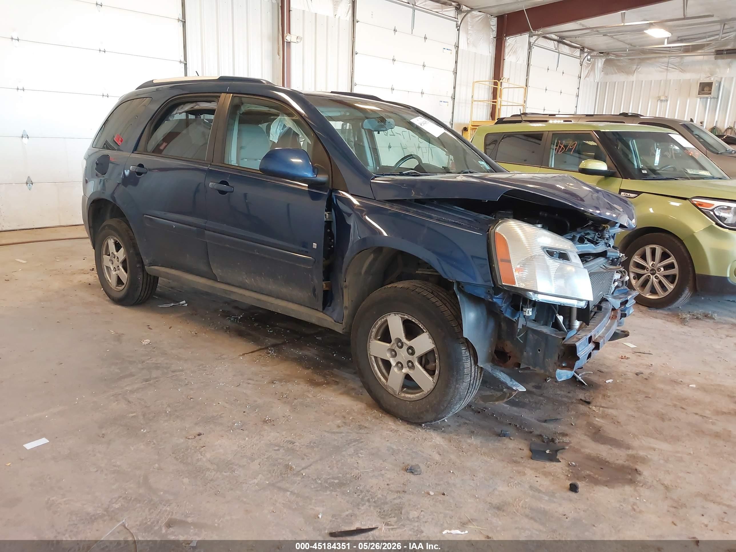 2008 Chevrolet Equinox Lt Blue vin: 2CNDL33F786281464