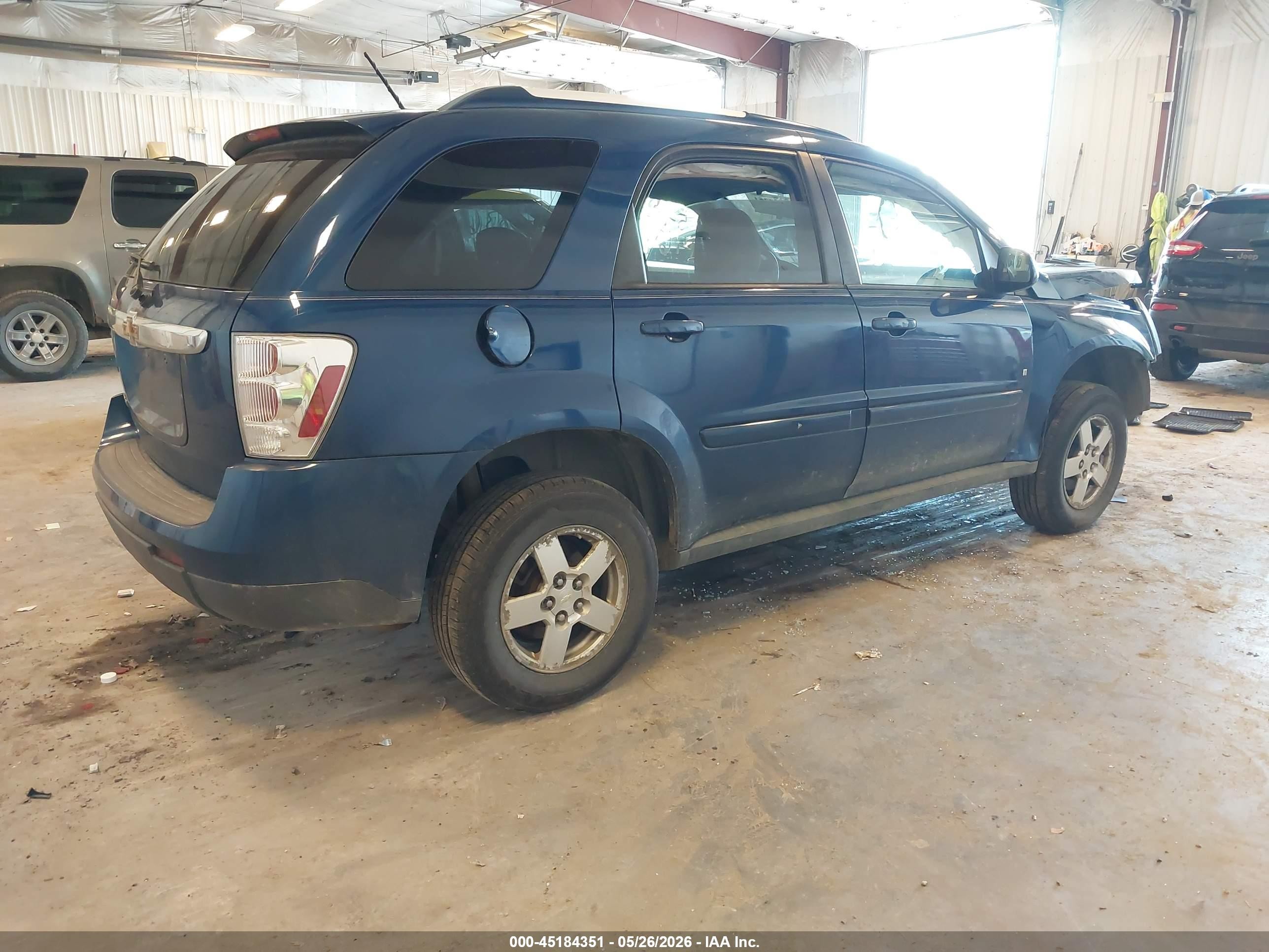 2008 Chevrolet Equinox Lt Blue vin: 2CNDL33F786281464