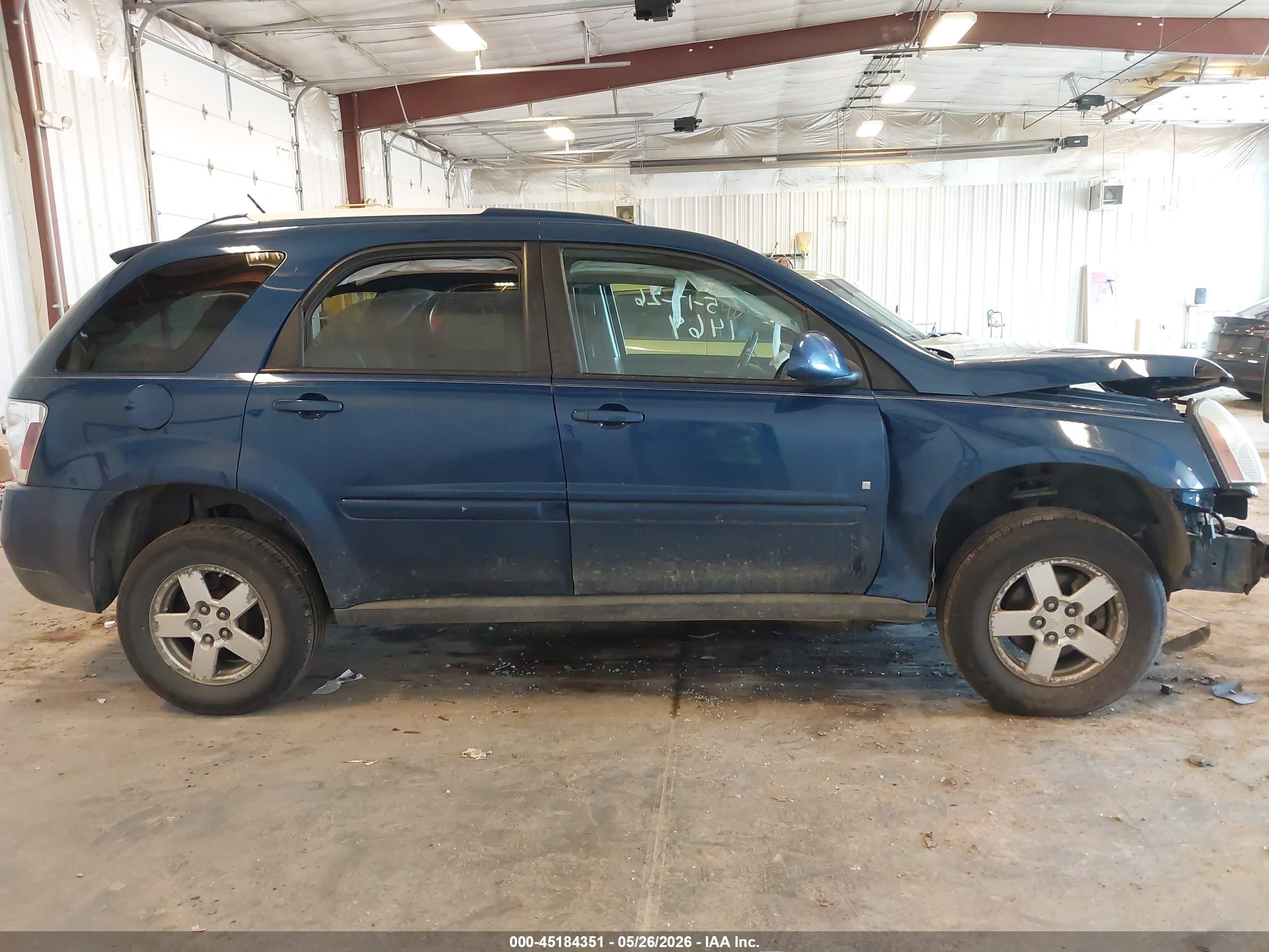 2008 Chevrolet Equinox Lt Blue vin: 2CNDL33F786281464