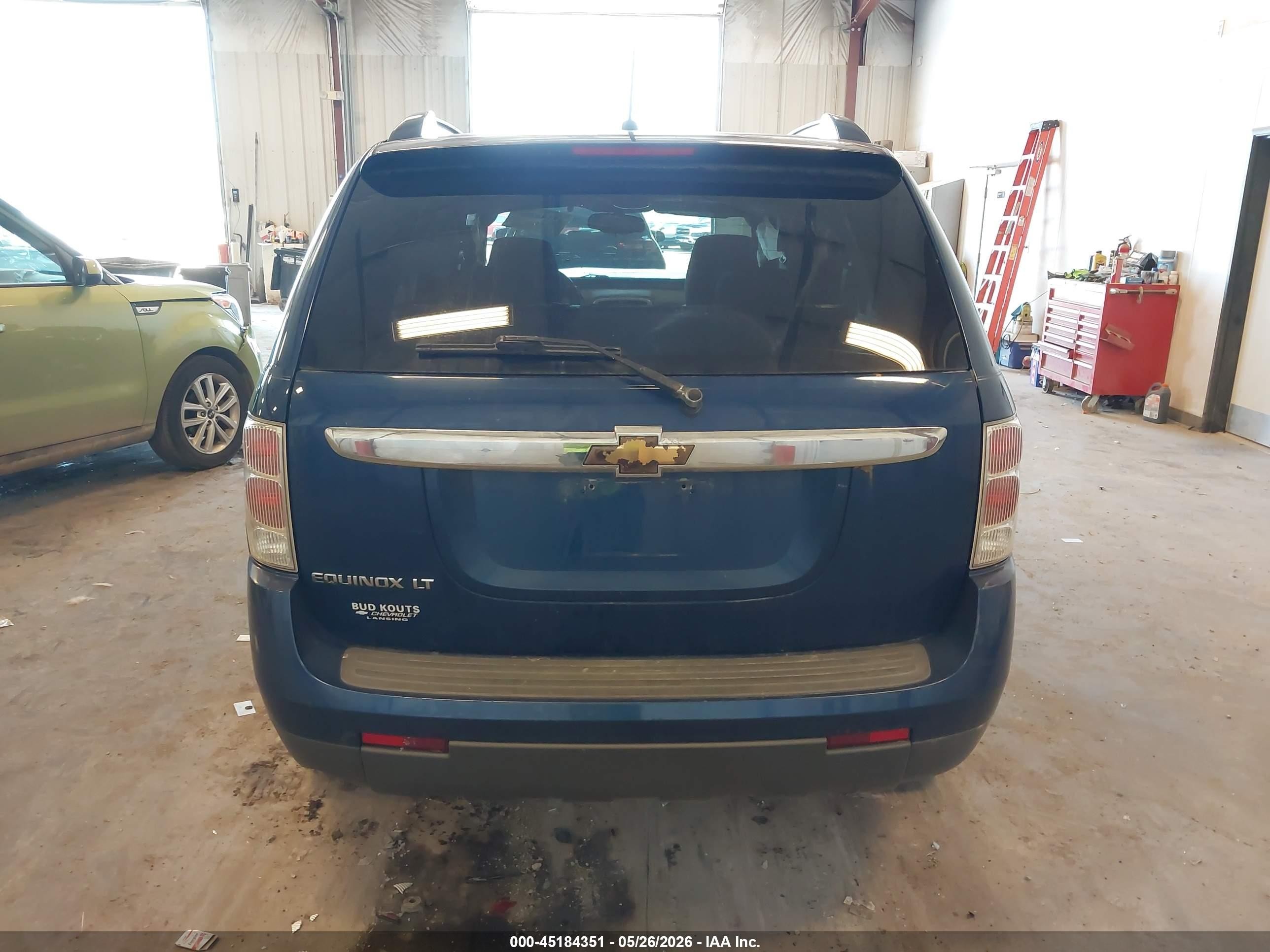 2008 Chevrolet Equinox Lt Blue vin: 2CNDL33F786281464