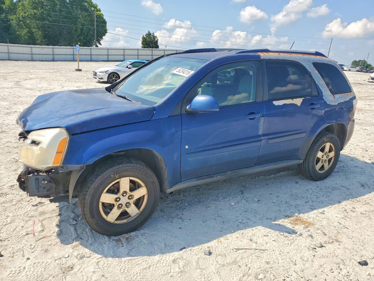 2008 Chevrolet Equinox Lt Blue vin: 2CNDL33F886306324