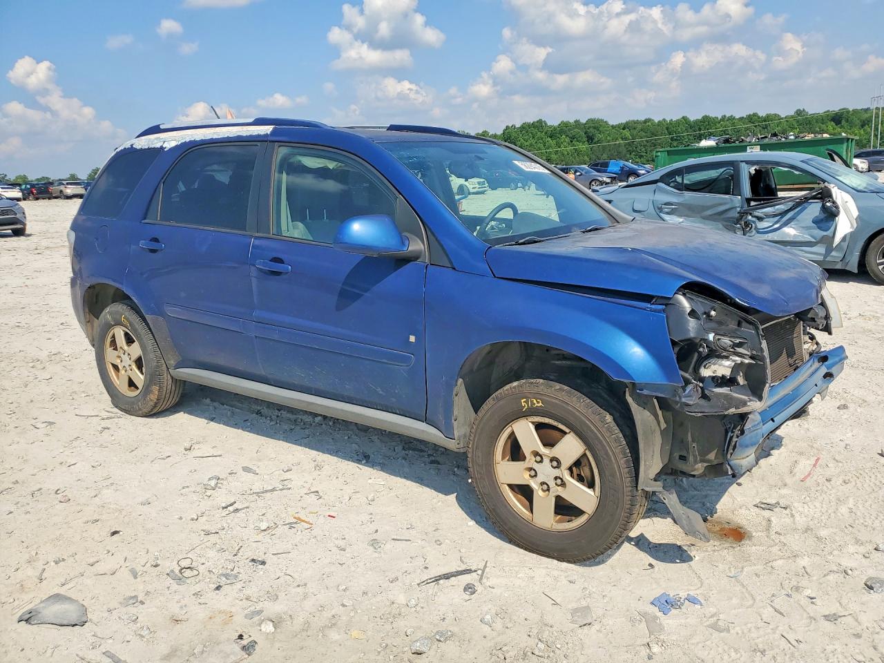 2008 Chevrolet Equinox Lt Blue vin: 2CNDL33F886306324