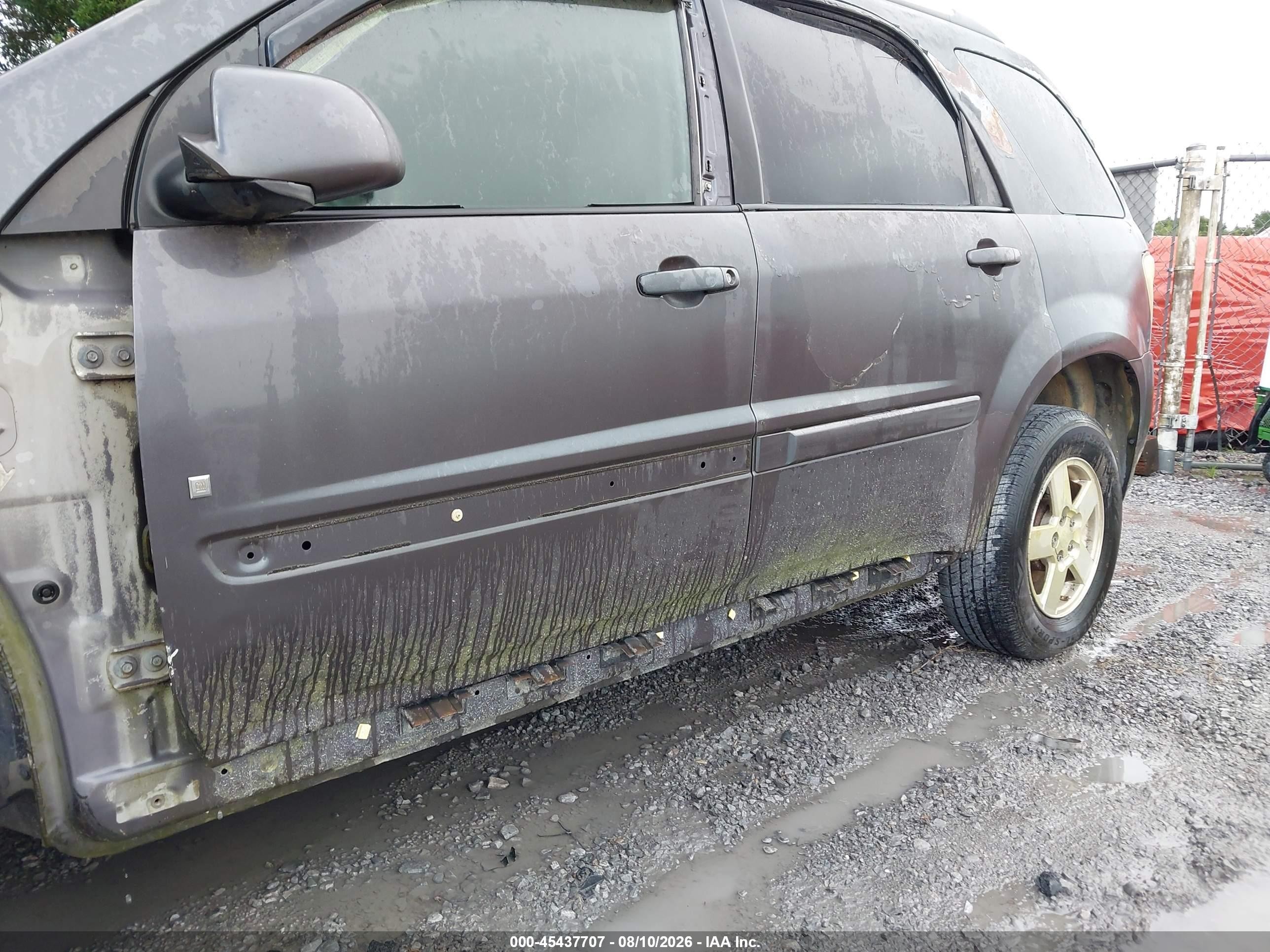 2008 Chevrolet Equinox Lt Gray vin: 2CNDL33F986076938
