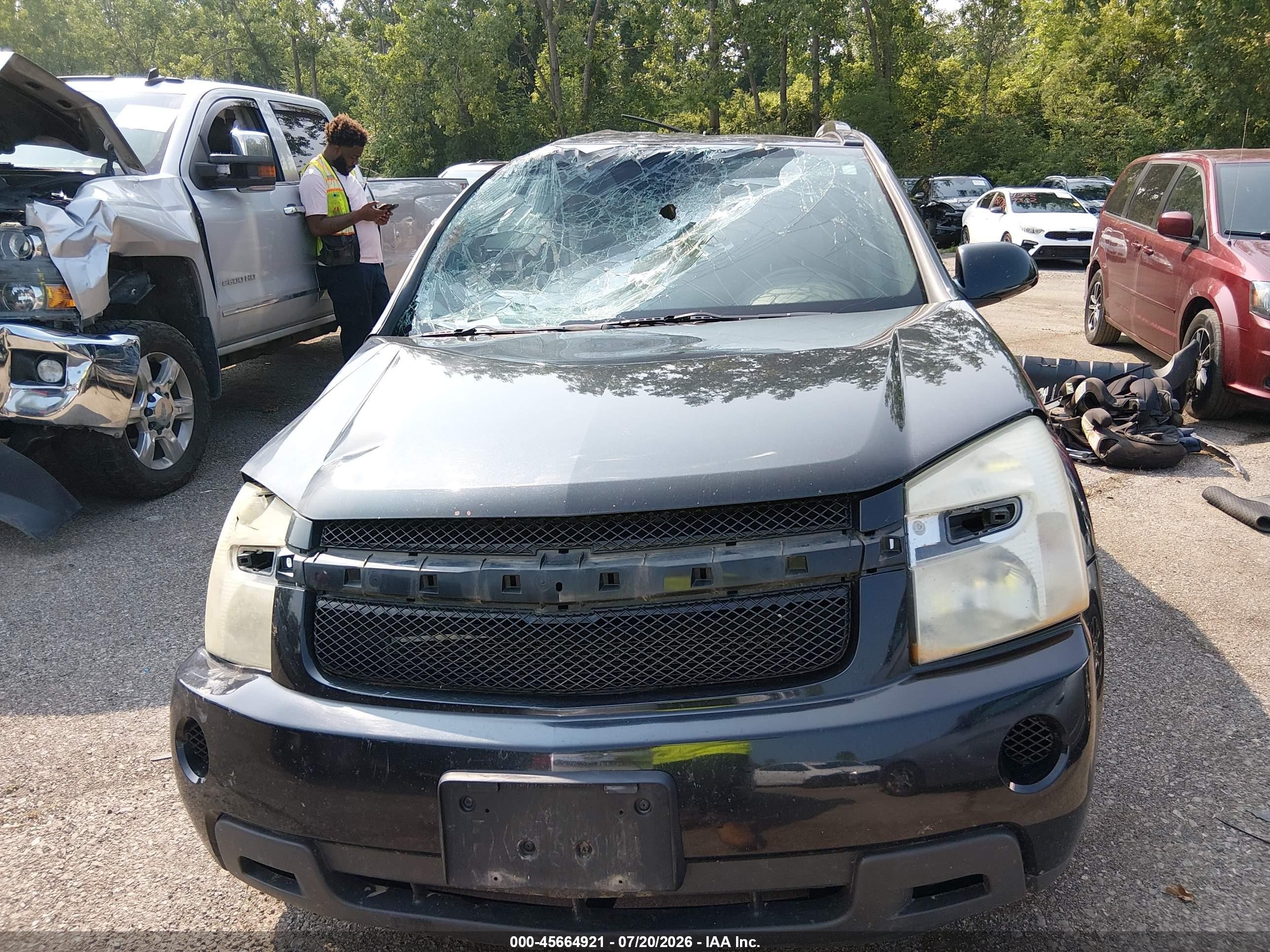 2008 Chevrolet Equinox Lt Blue vin: 2CNDL33FX86345433