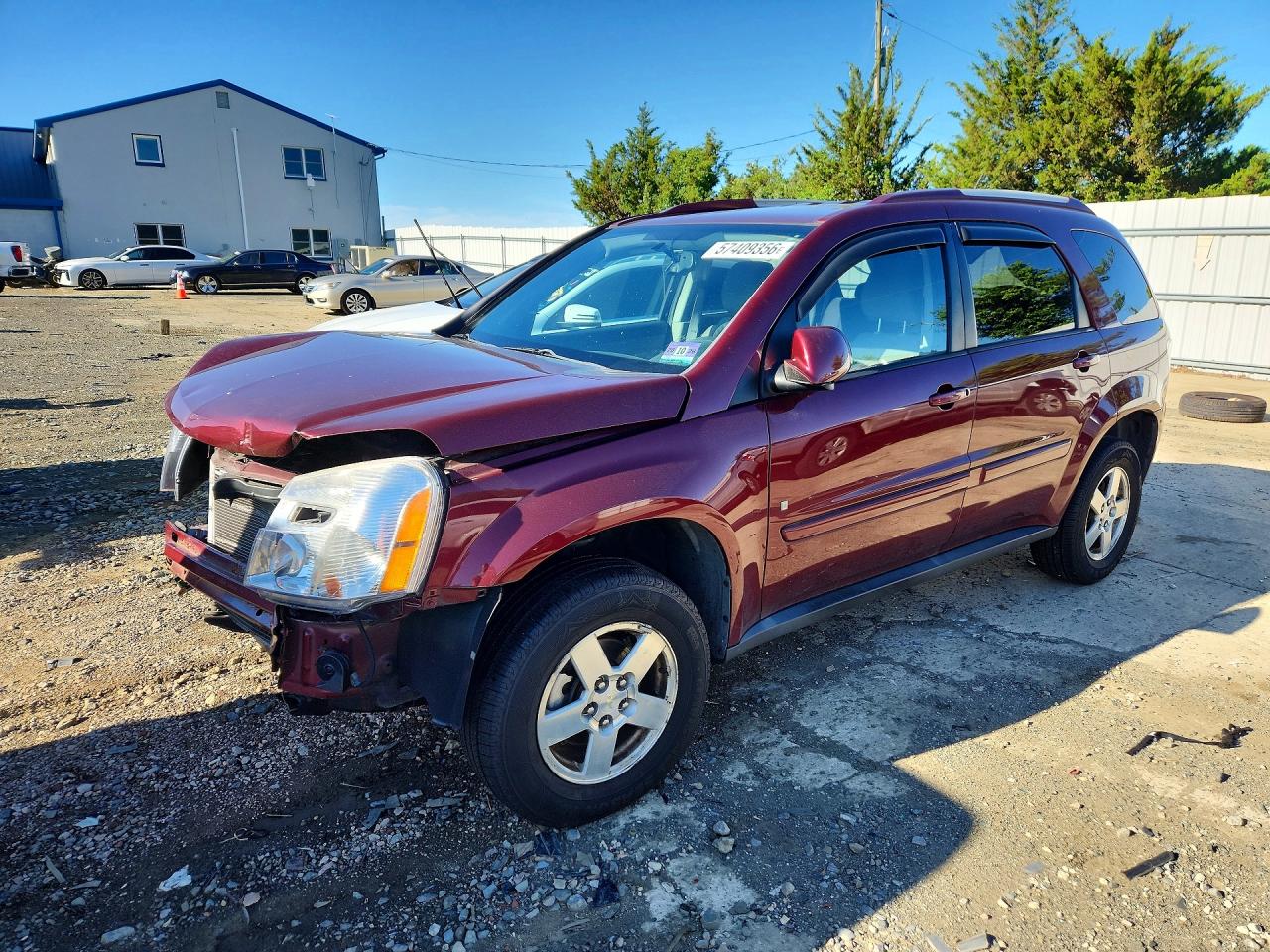 2009 Chevrolet Equinox Lt Burgundy vin: 2CNDL33FX96220160