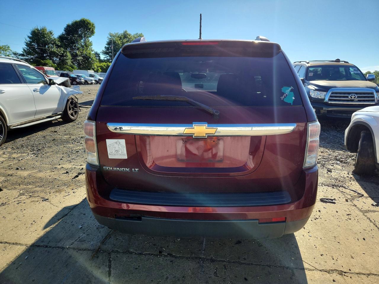 2009 Chevrolet Equinox Lt Burgundy vin: 2CNDL33FX96220160
