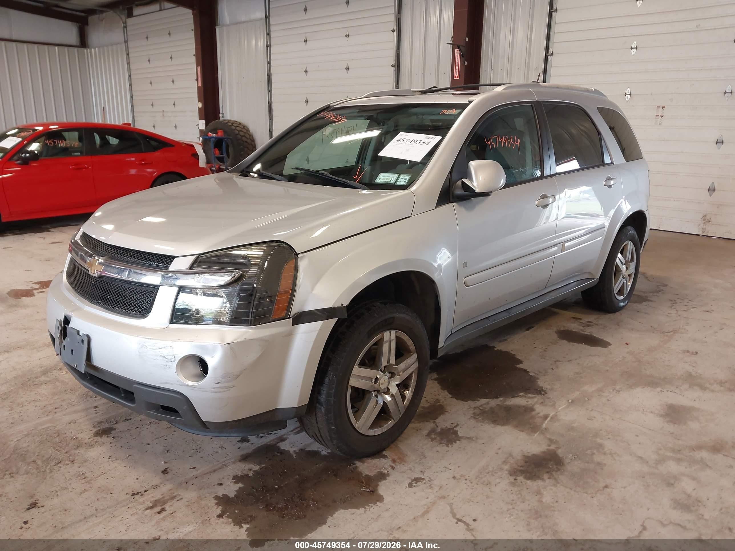 2009 Chevrolet Equinox Lt Серебряный vin: 2CNDL43F096247311