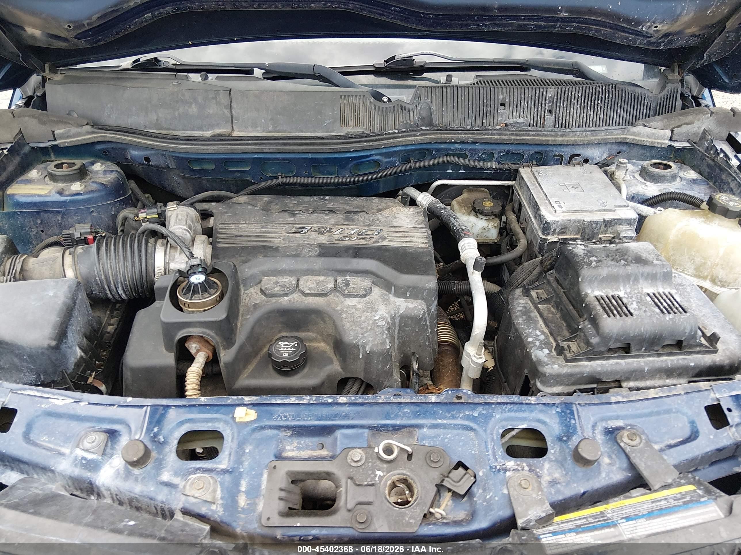 2008 Chevrolet Equinox Lt Blue vin: 2CNDL43F186027366