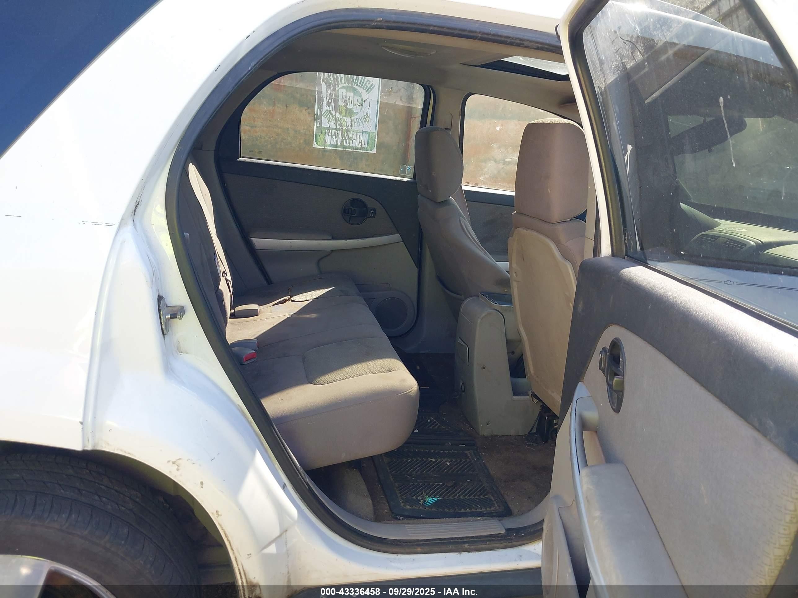 2008 Chevrolet Equinox Lt White vin: 2CNDL43F186057158