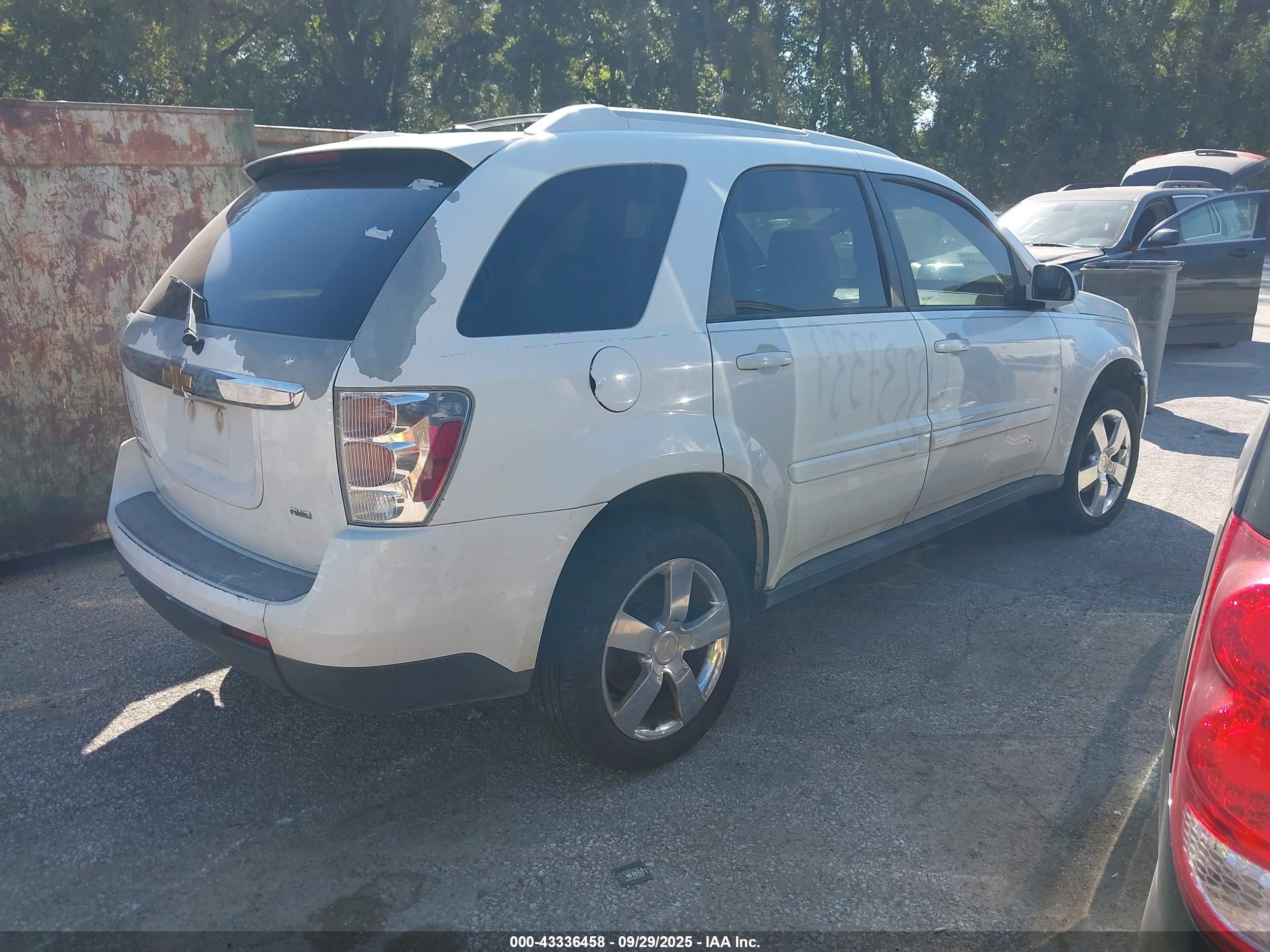 2008 Chevrolet Equinox Lt White vin: 2CNDL43F186057158