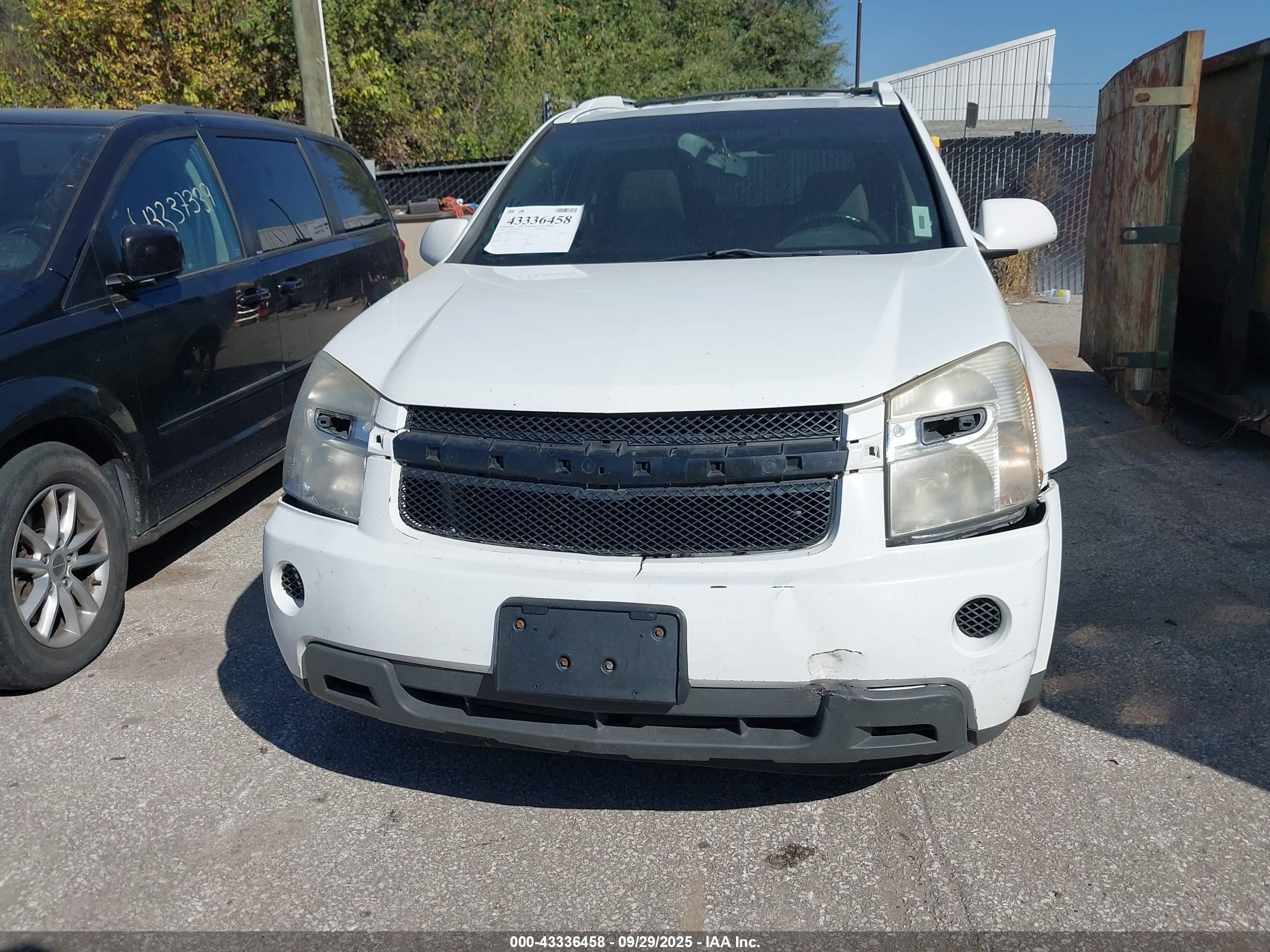 2008 Chevrolet Equinox Lt White vin: 2CNDL43F186057158