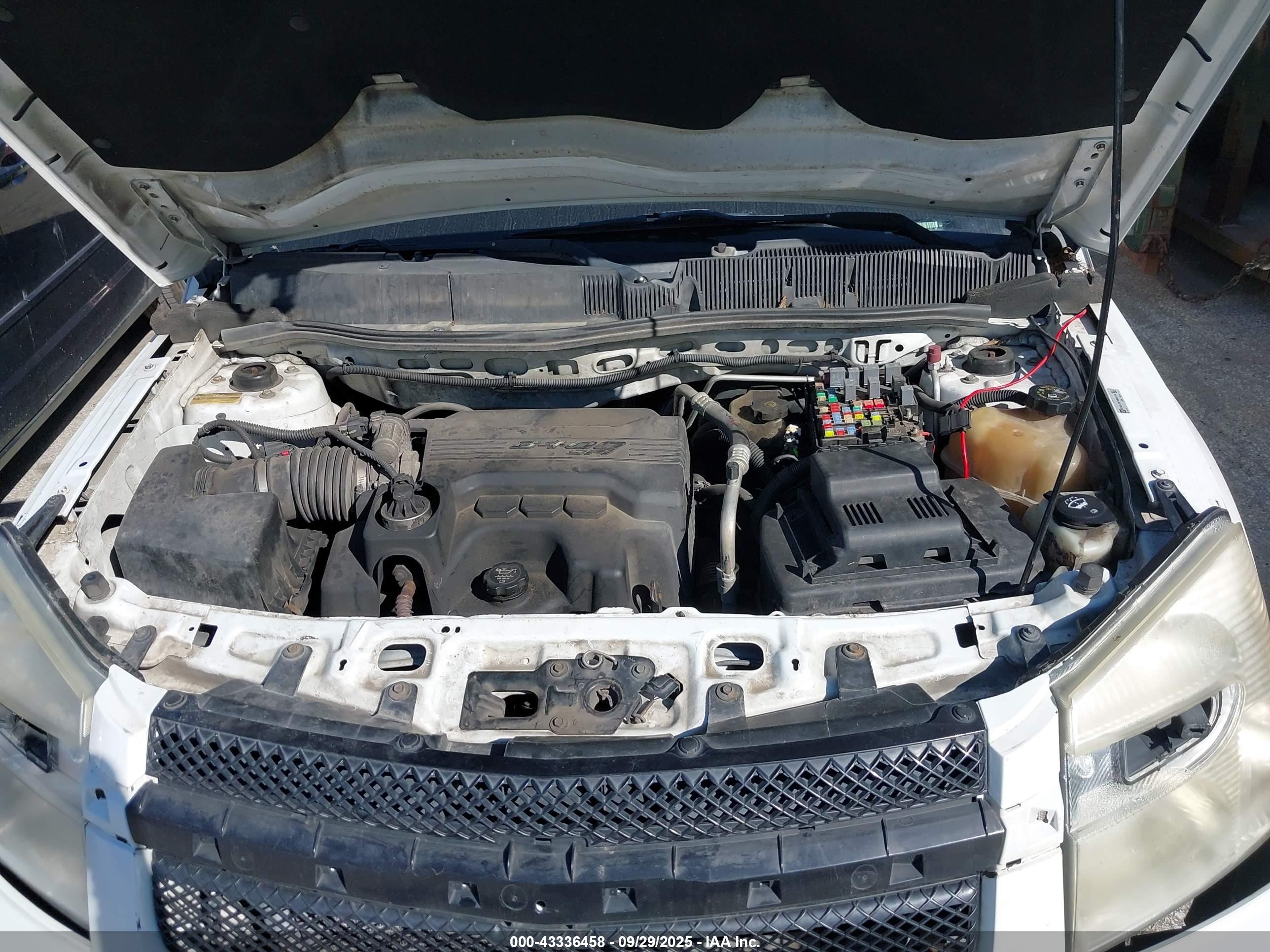 2008 Chevrolet Equinox Lt White vin: 2CNDL43F186057158