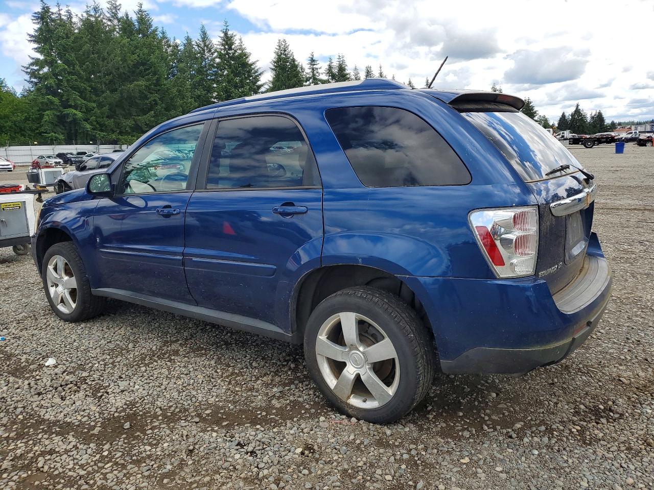 2008 Chevrolet Equinox Lt Синий vin: 2CNDL43F186348162