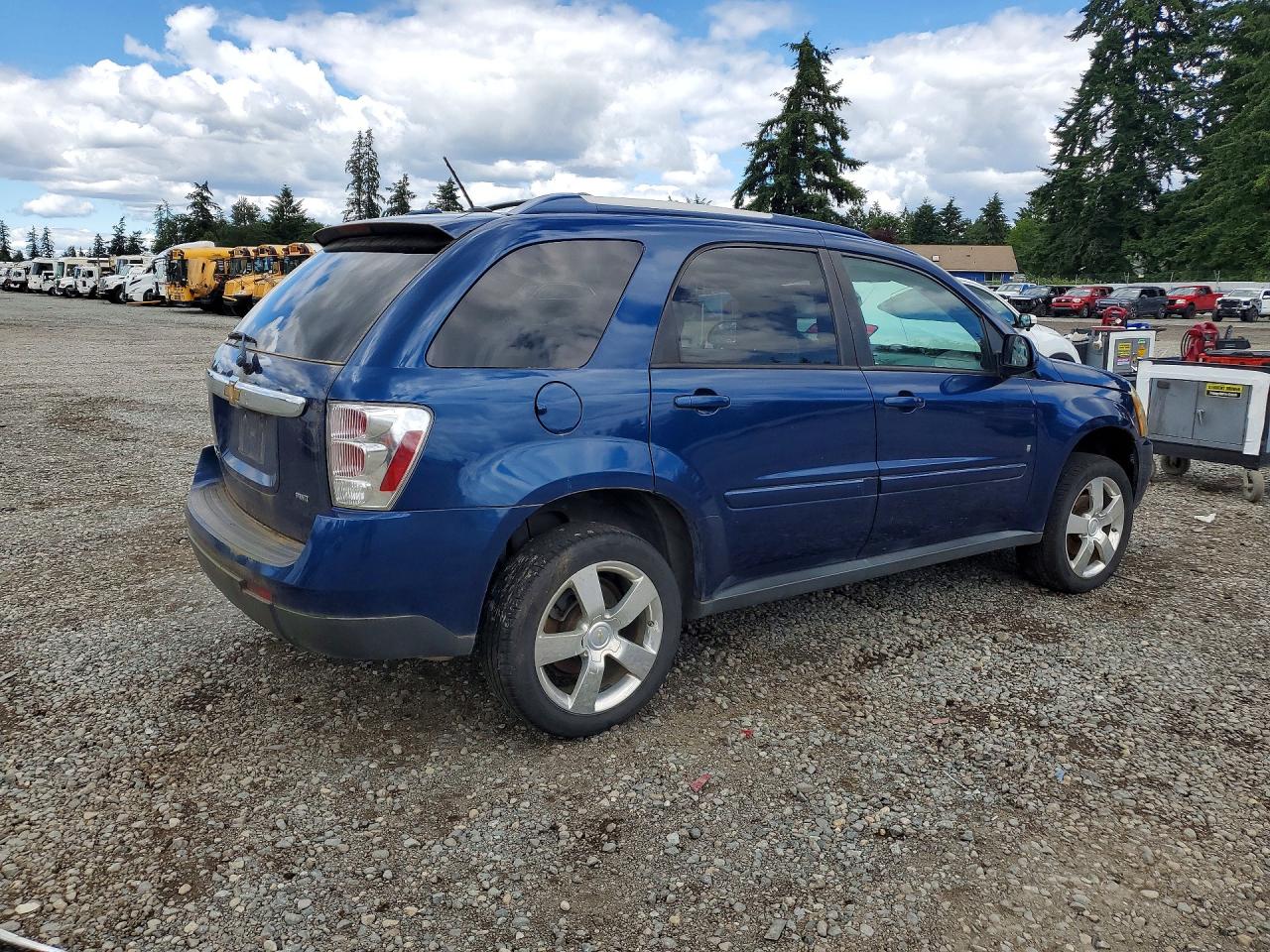 2008 Chevrolet Equinox Lt Синий vin: 2CNDL43F186348162