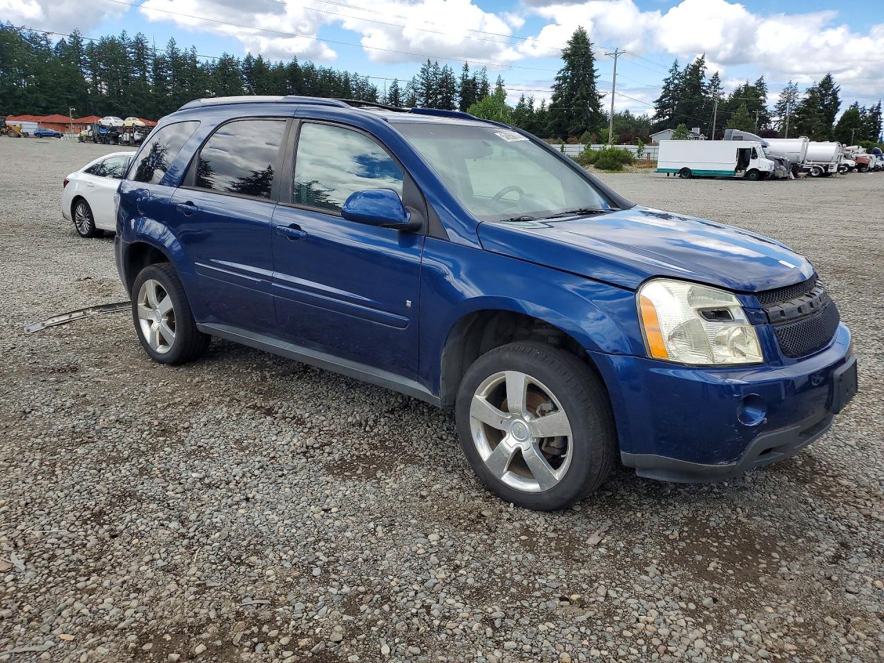 2008 Chevrolet Equinox Lt Синий vin: 2CNDL43F186348162