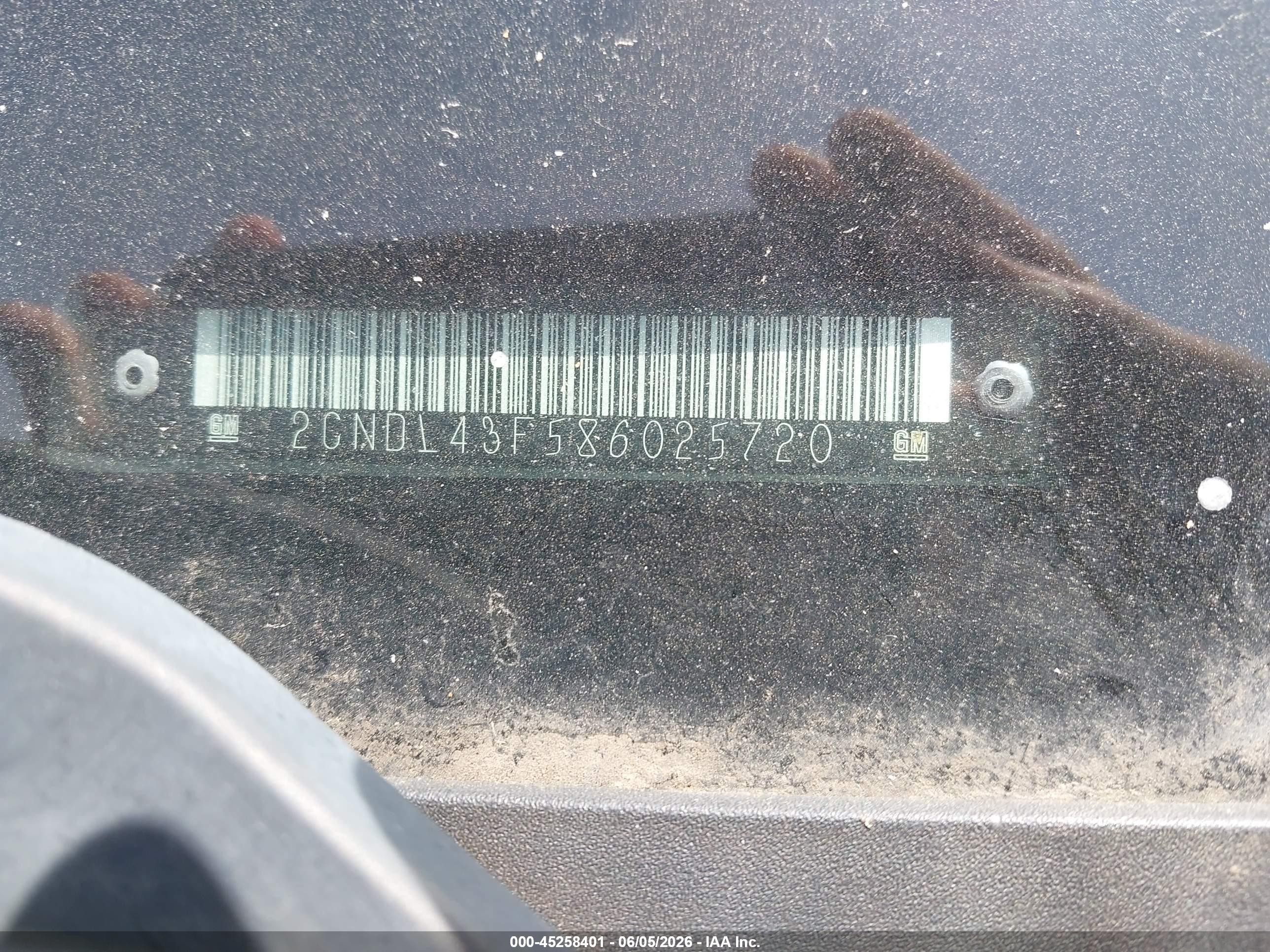 2008 Chevrolet Equinox Lt Черный vin: 2CNDL43F586025720