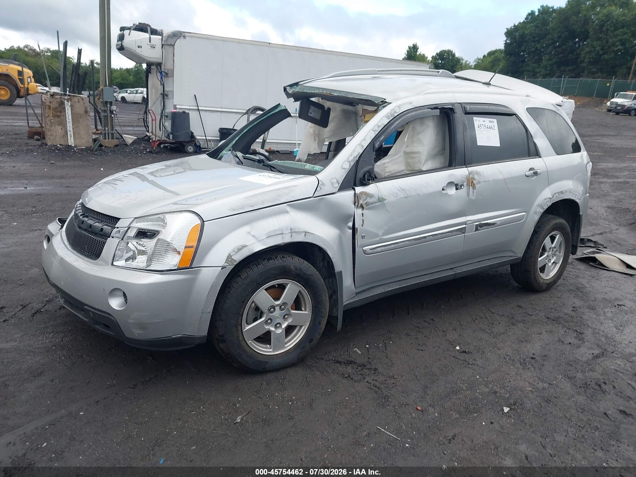 2009 Chevrolet Equinox Lt Silver vin: 2CNDL43F596227104