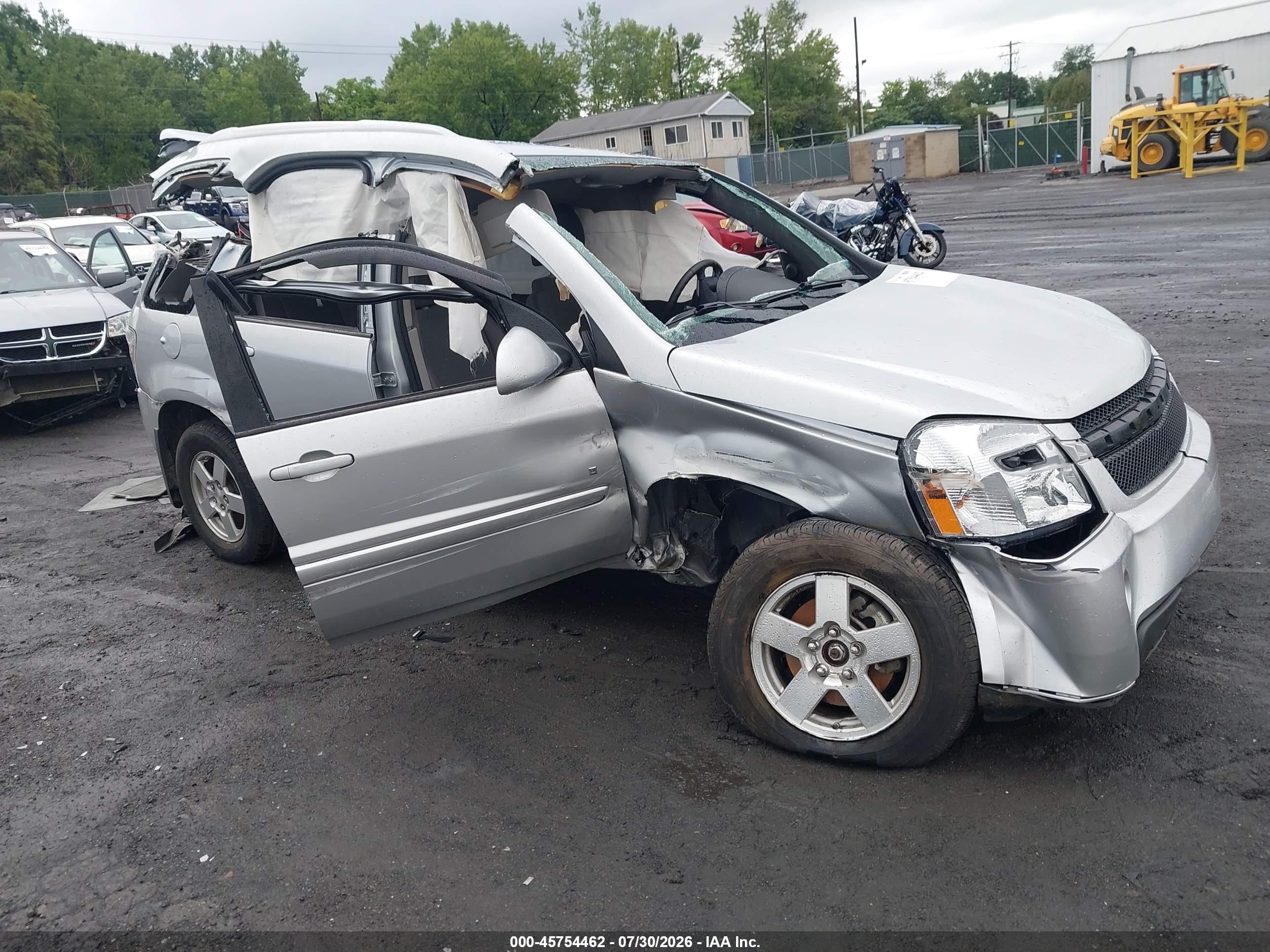 2009 Chevrolet Equinox Lt Silver vin: 2CNDL43F596227104