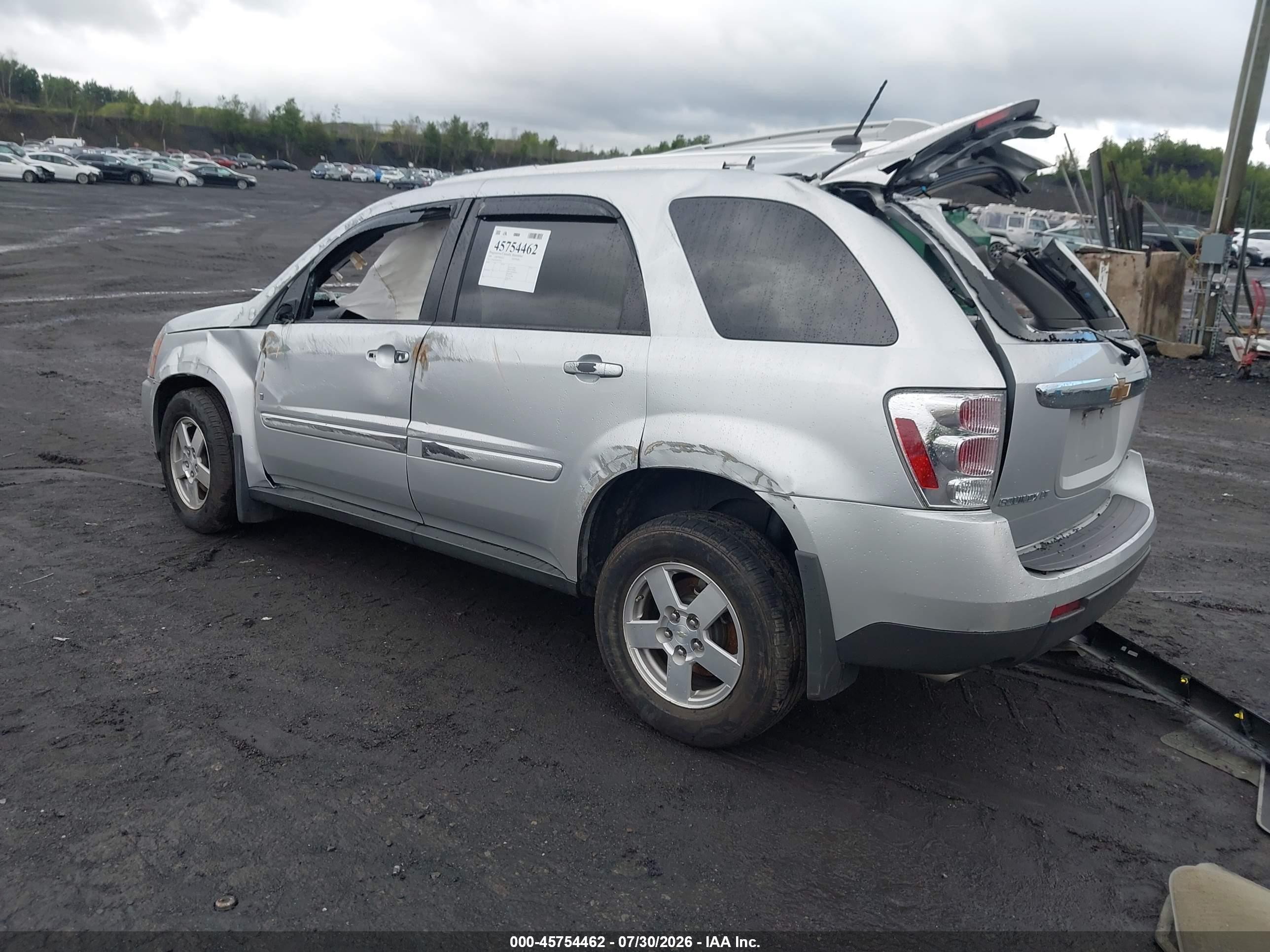 2009 Chevrolet Equinox Lt Silver vin: 2CNDL43F596227104
